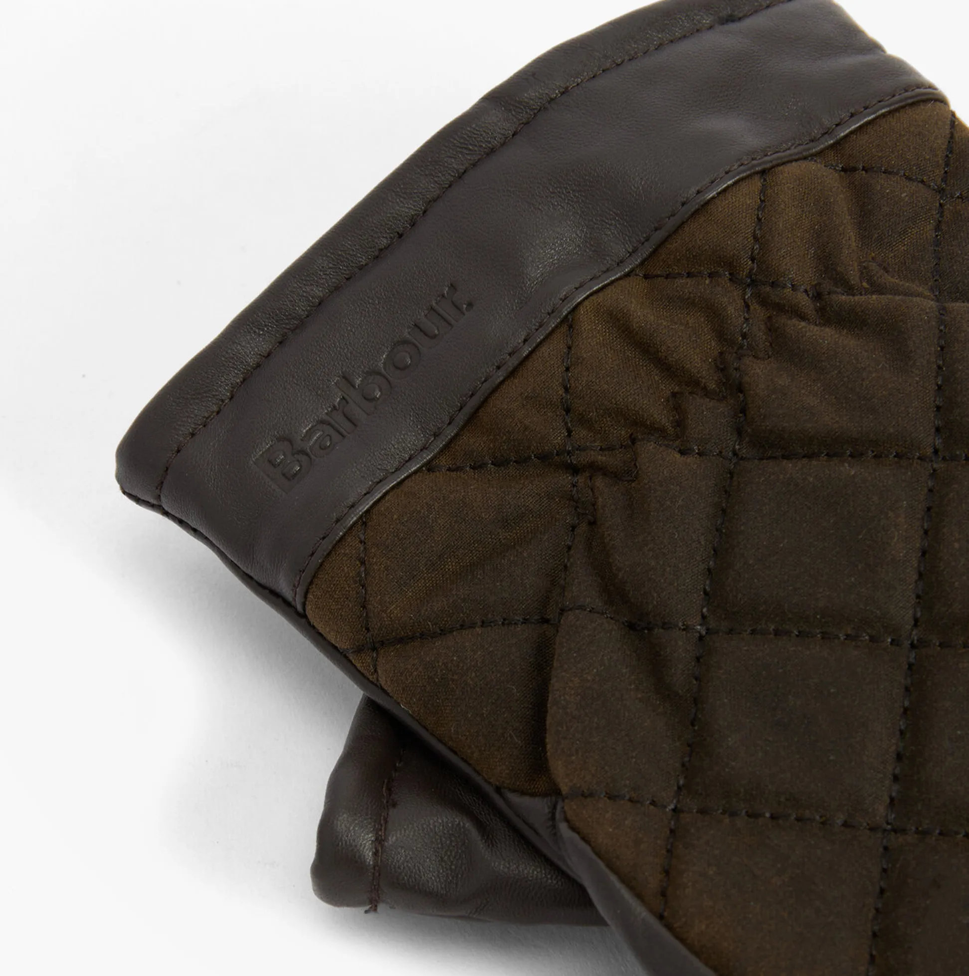 Barbour DALEGARTH Mens Gloves Olive/Brown sold by Shuperb product image thumbnail 3