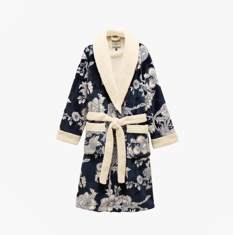 Joules MATILDA Womens Robe Navy made by Joules