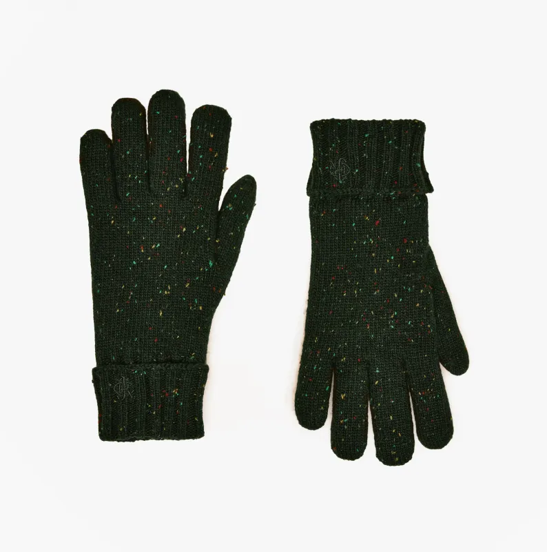 Joules HAMMOND Mens Gloves Green made by Joules