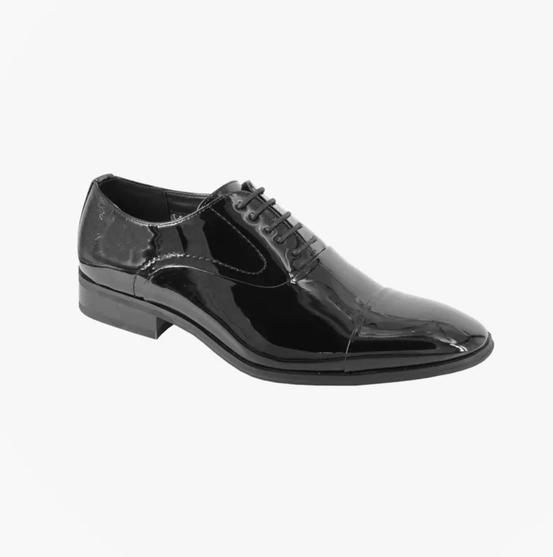 Goor Mens 5 Eyelet Capped Oxford Black sold by Shuperb
