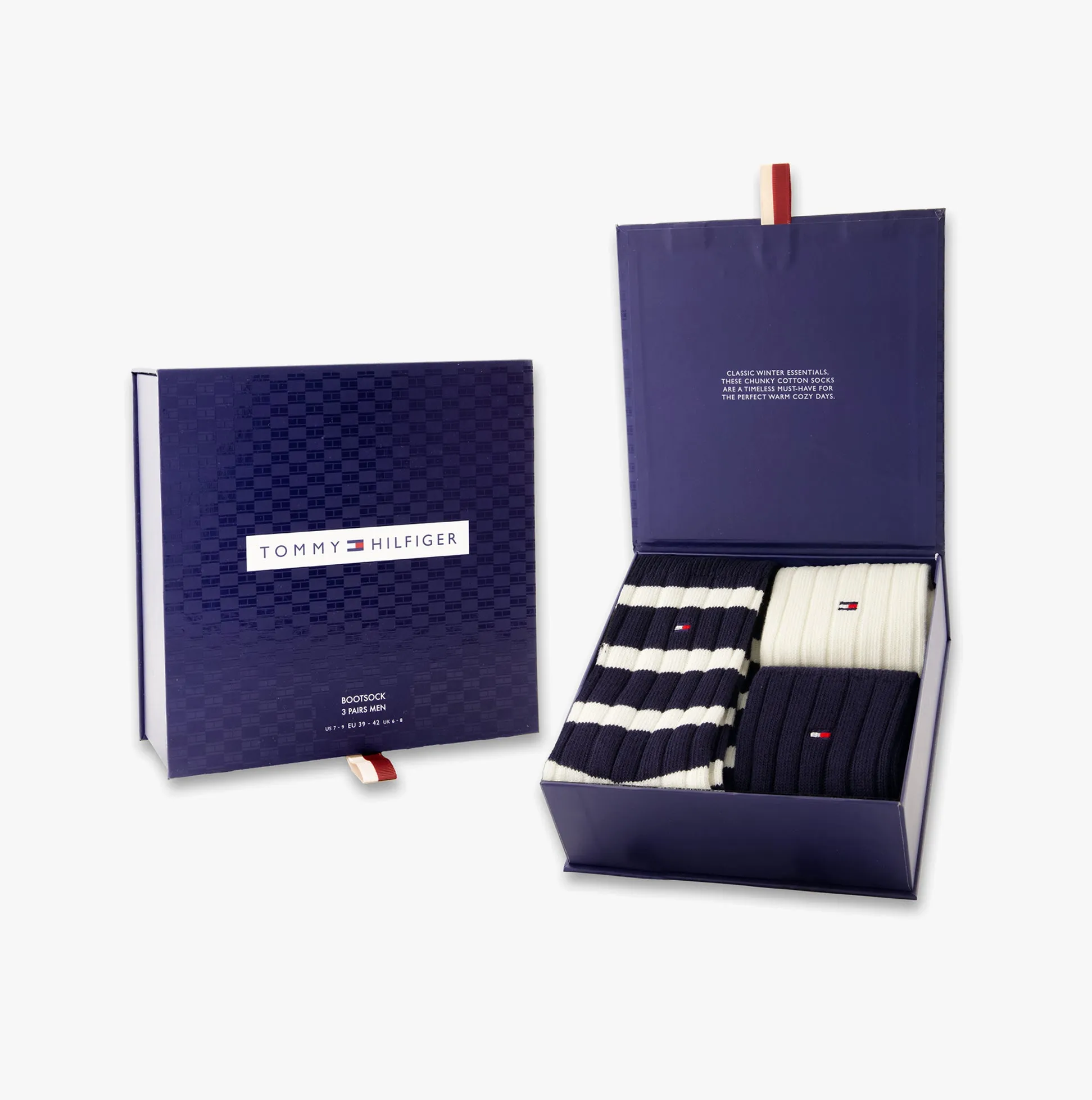 Tommy Hilfiger 3 Pack Giftbox Bootsock Mens Socks Navy sold by Shuperb product image thumbnail 3