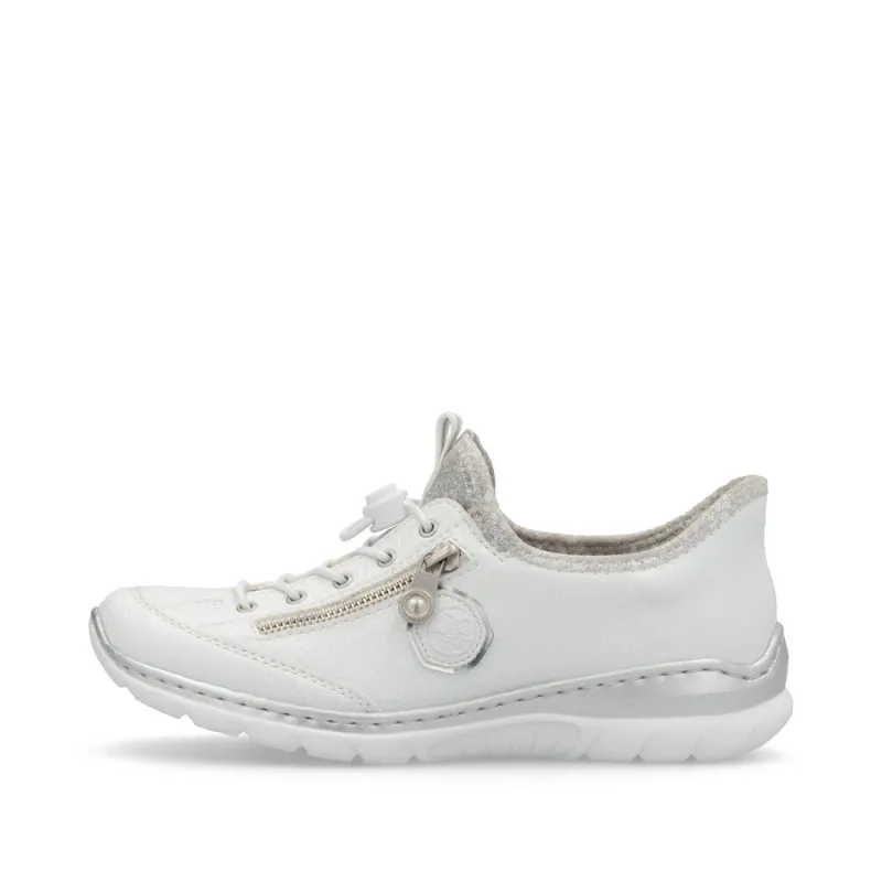 Rieker Womens Shoes White Combination sold by Shuperb