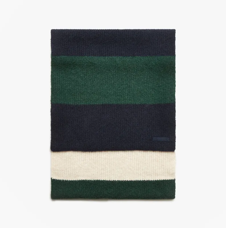 Joules POPLEY STRIPE Womens Winter Green/Blue sold by Shuperb