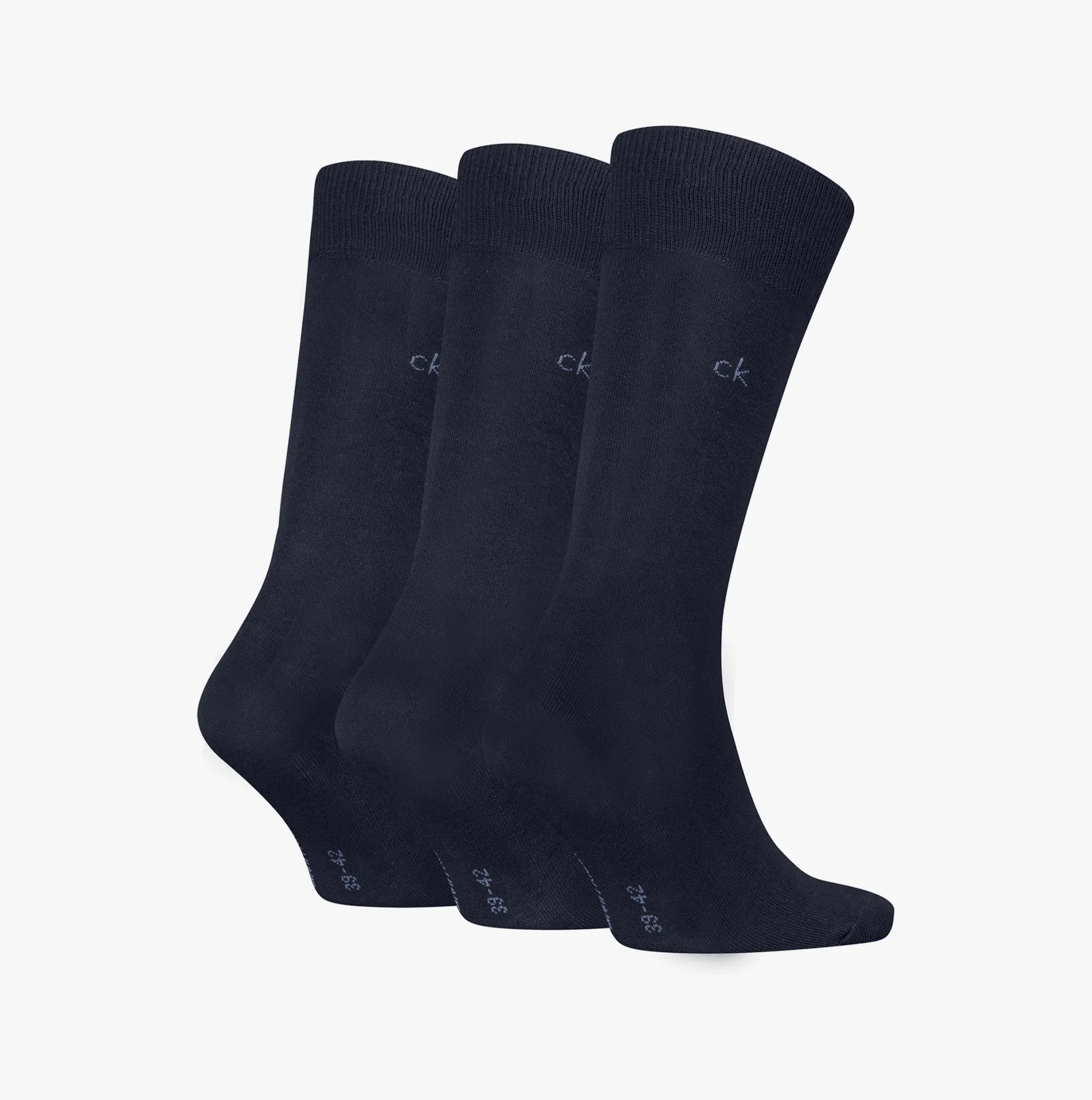 Calvin Klein 3 Pack Mens Crew Socks Navy sold by Shuperb product image thumbnail 2
