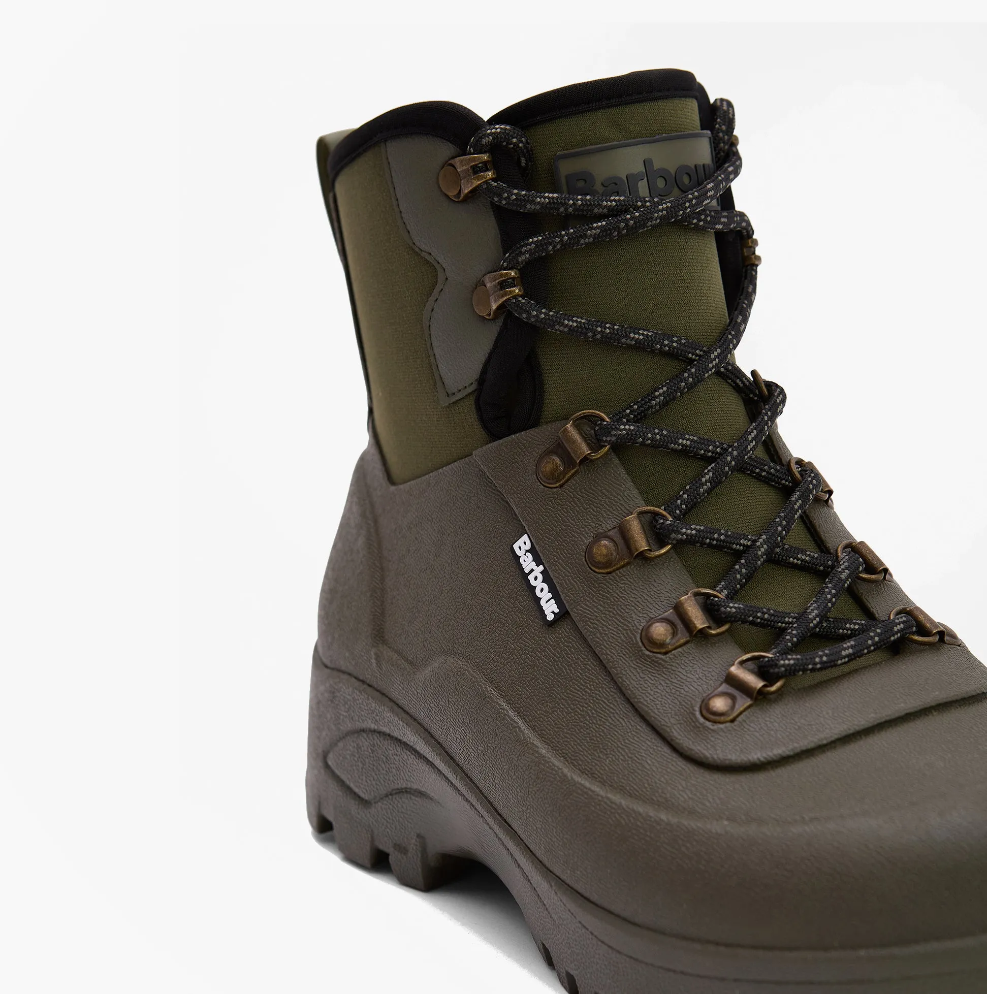 Barbour MARLOW Mens Lace Up Wellies Olive sold by Shuperb product image thumbnail 3
