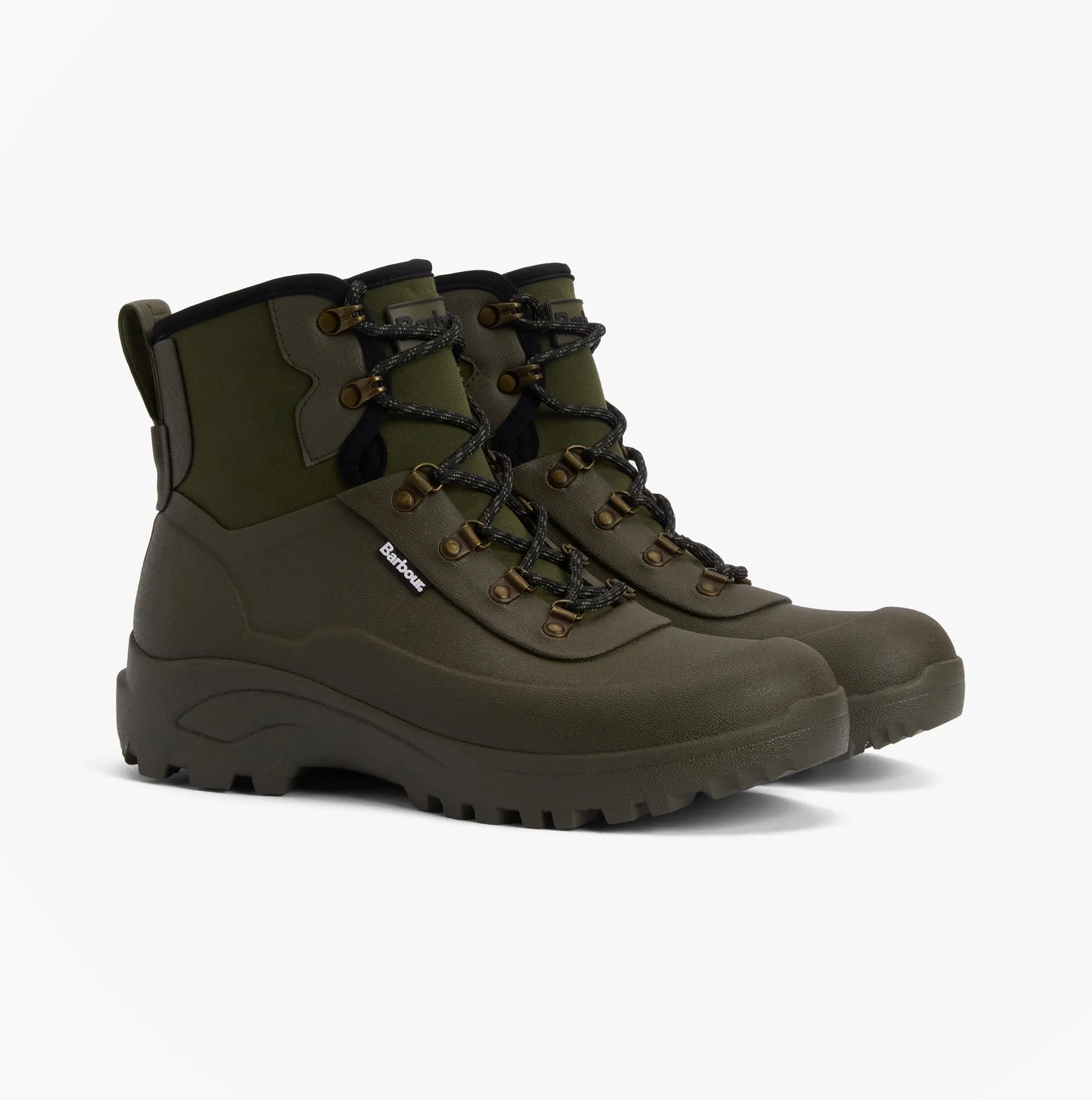 Barbour MARLOW Mens Lace Up Wellies Olive sold by Shuperb product image thumbnail 2