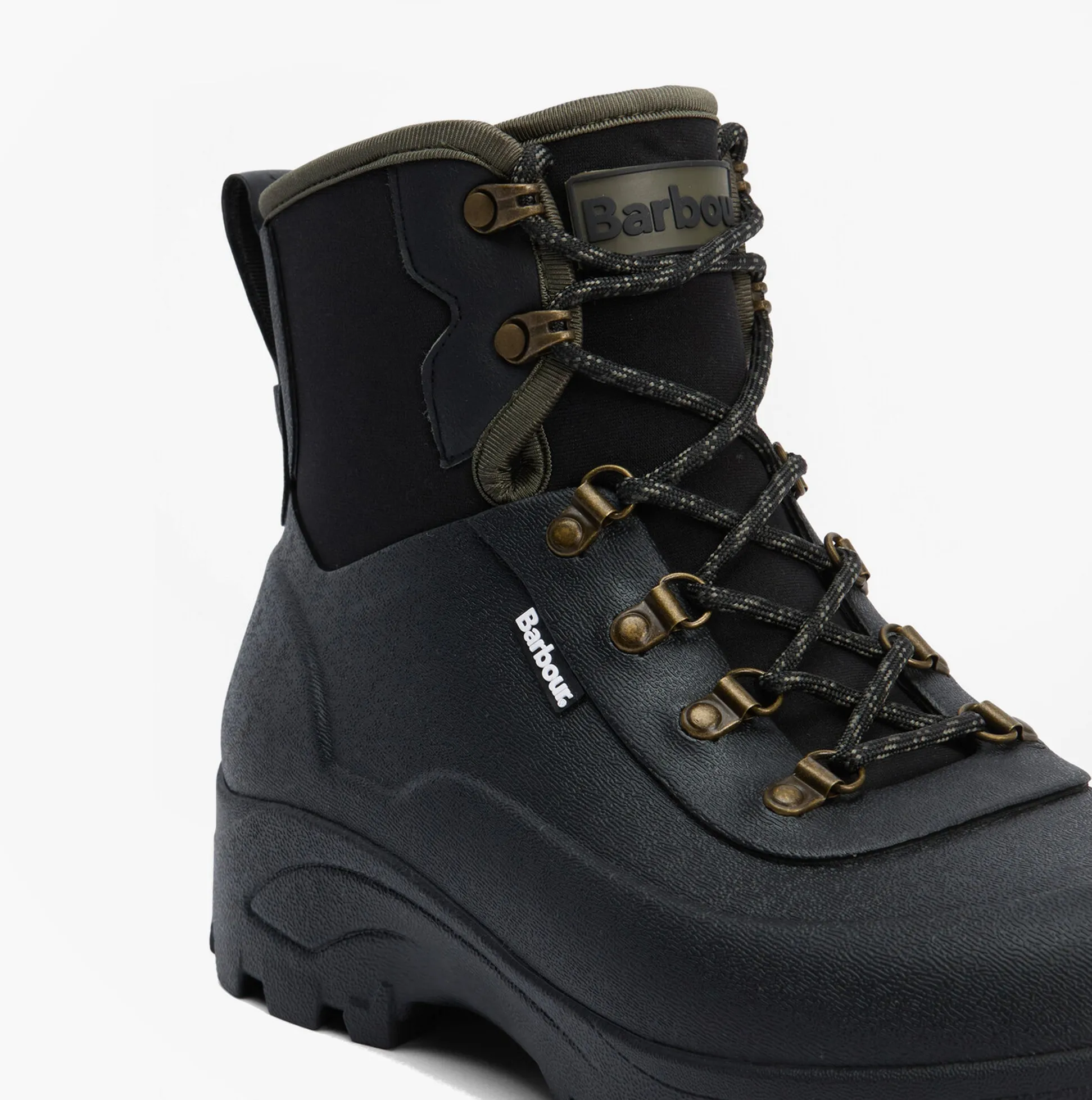 Barbour MARLOW Mens Lace Up Wellies Black sold by Shuperb product image thumbnail 5