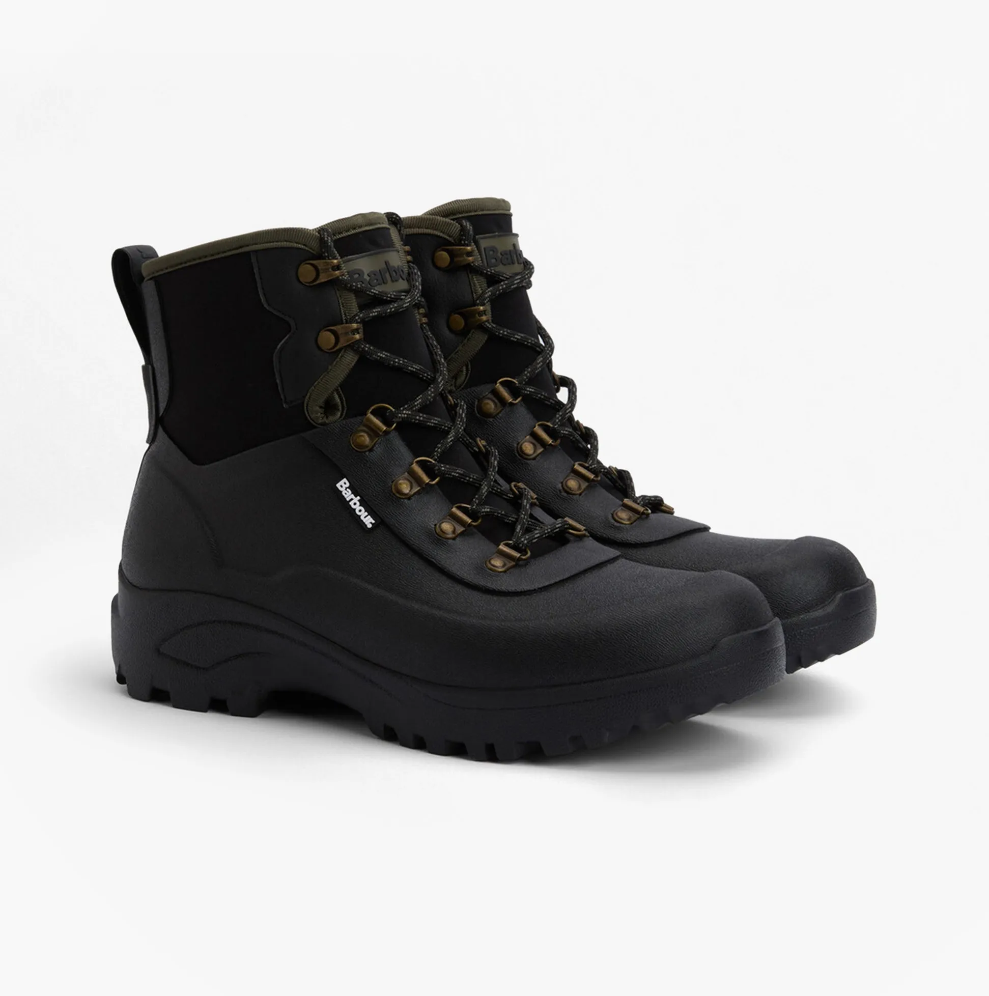 Barbour MARLOW Mens Lace Up Wellies Black sold by Shuperb product image thumbnail 2