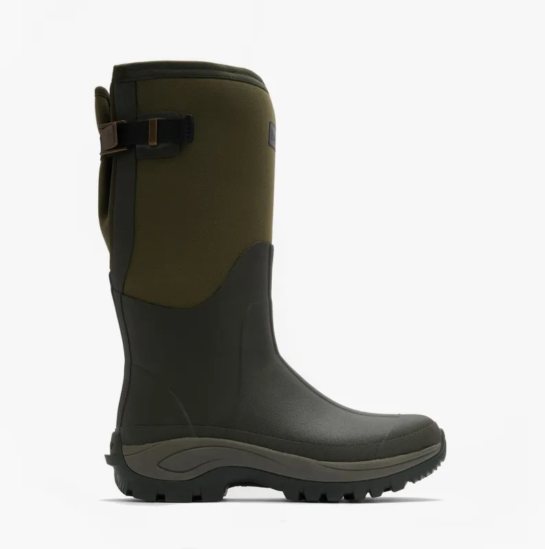 Barbour TYNEDALE Mens Tall Wellies Olive made by Barbour