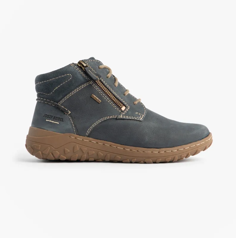 Josef Seibel RUBY 54 Ladies Boots Indigo Blue sold by Shuperb