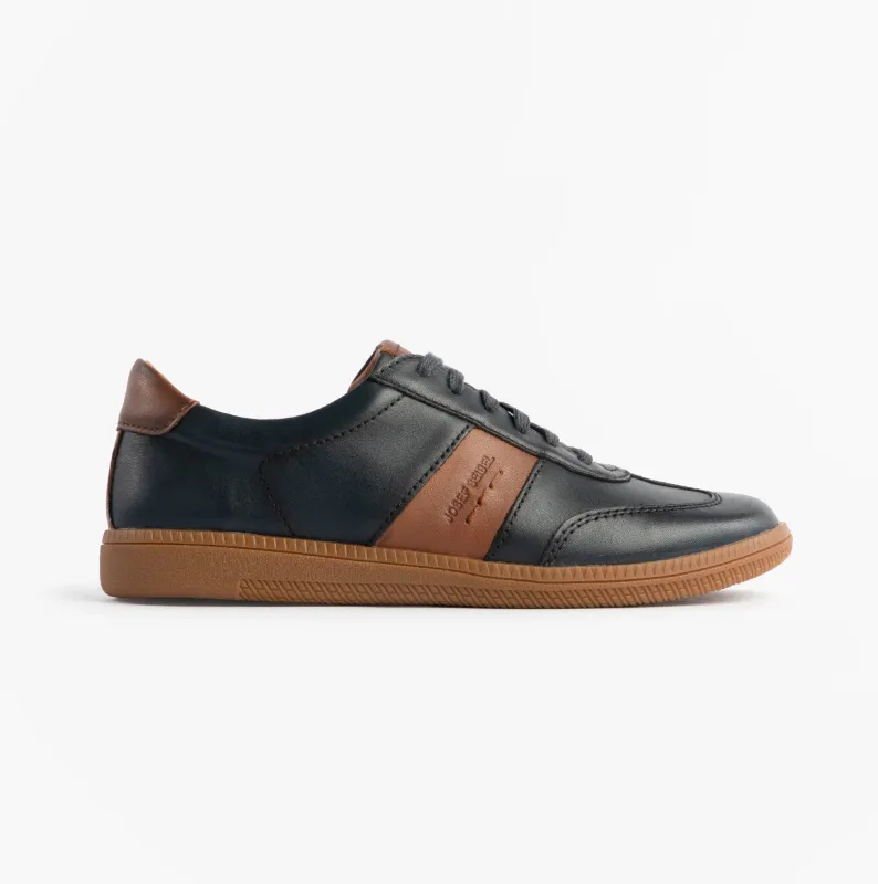 Josef Seibel JOLEEN 03 Womens Court Trainers Navy sold by Shuperb
