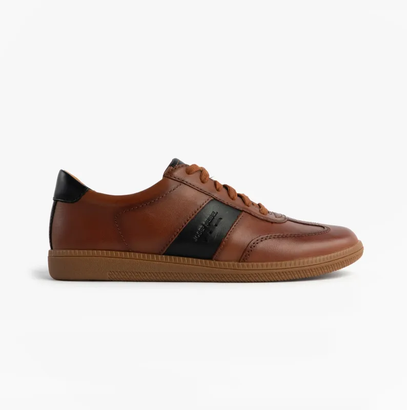 Josef Seibel JOLEEN 03 Womens Court Trainers Tan sold by Shuperb