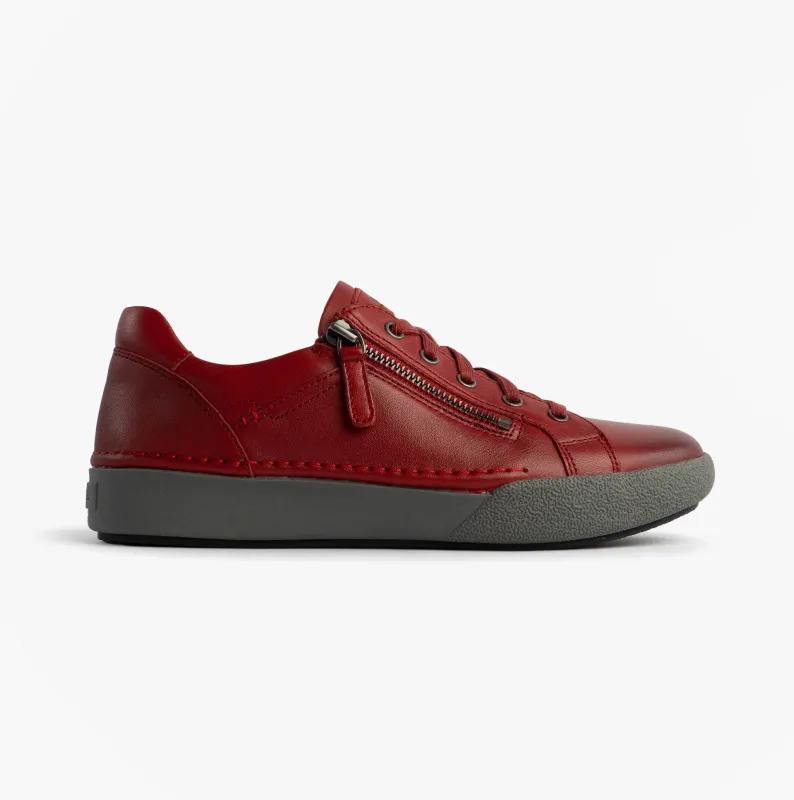 Josef Seibel Claire 13 Womens Casual Shoes Red sold by Shuperb