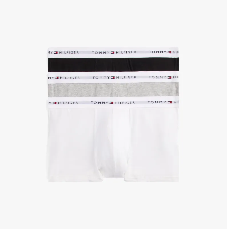 Tommy Hilfiger Mens 3 Pack Logo Waistband Trunks Multi made by Tommy Hilfiger