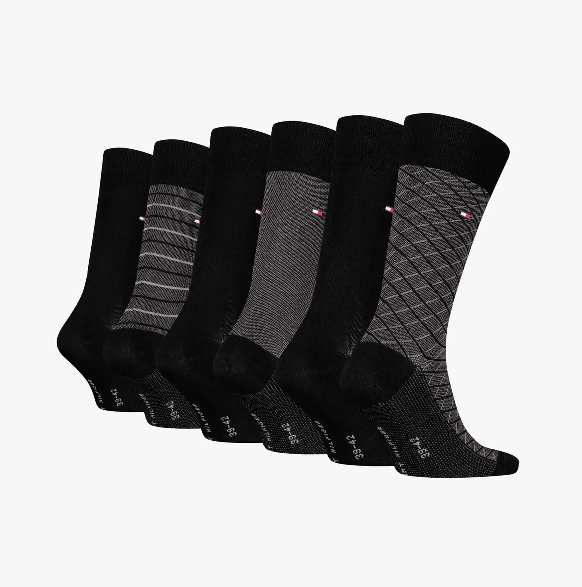 Tommy Hilfiger 6 Pack Giftbox Birdey Mens Socks Black sold by Shuperb product image thumbnail 3