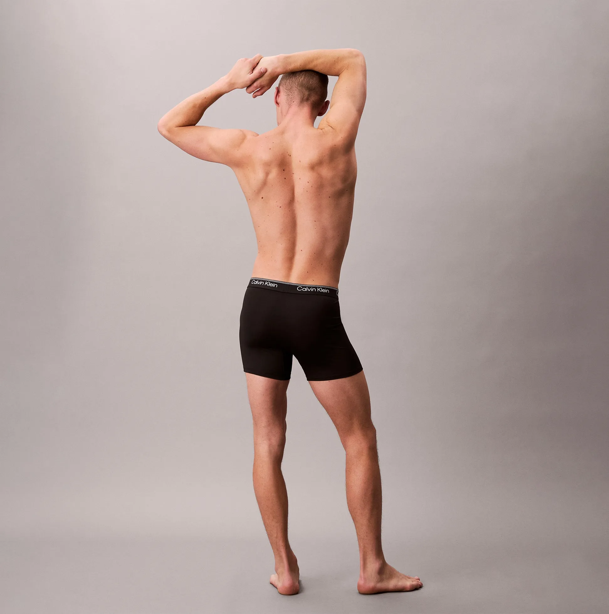 Calvin Klein BOXER BRIEF 3 Pack Mens Microfibre Stretch Black sold by Shuperb product image thumbnail 3