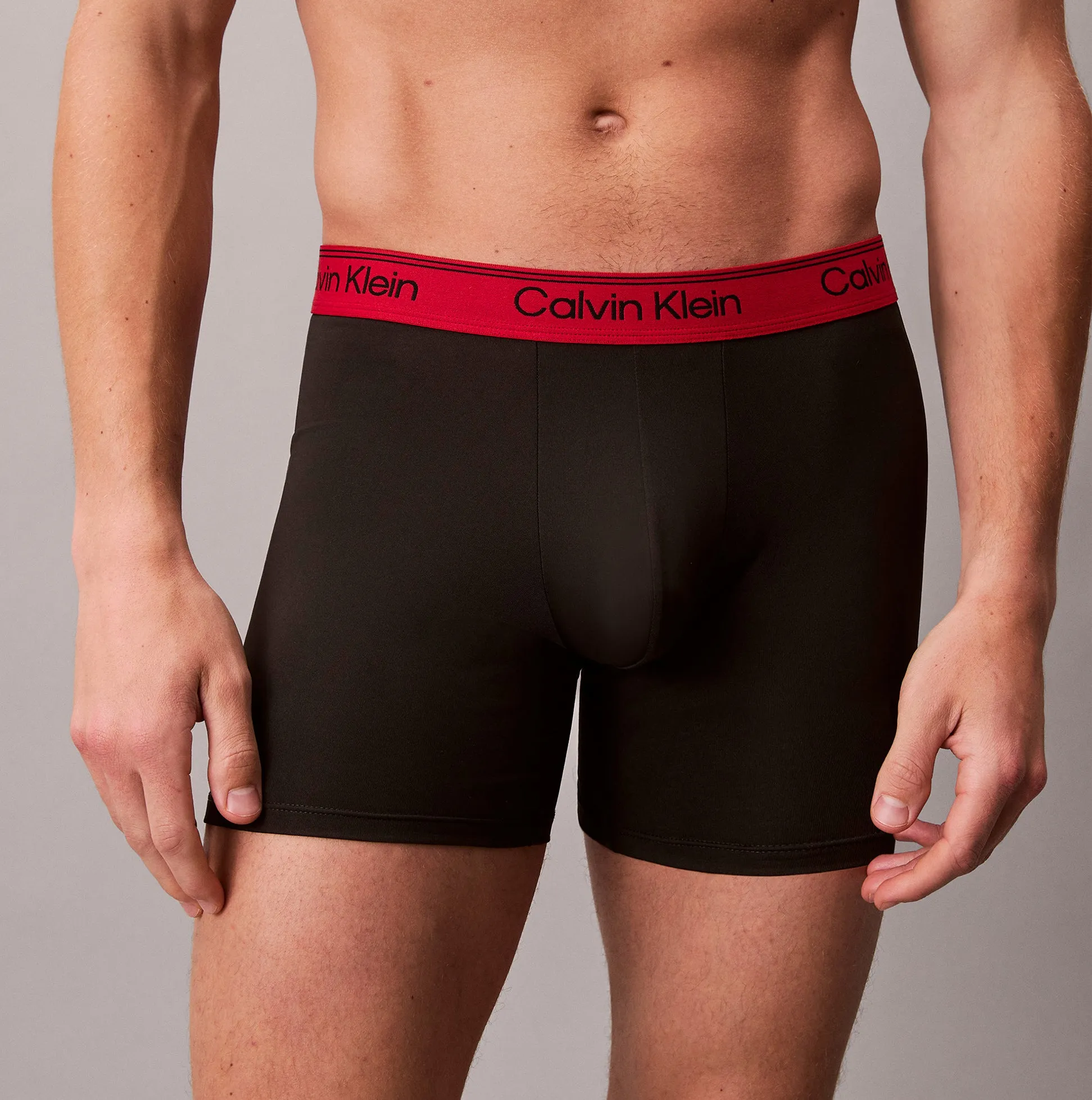 Calvin Klein BOXER BRIEF 3 Pack Mens Microfibre Stretch Black sold by Shuperb product image thumbnail 4