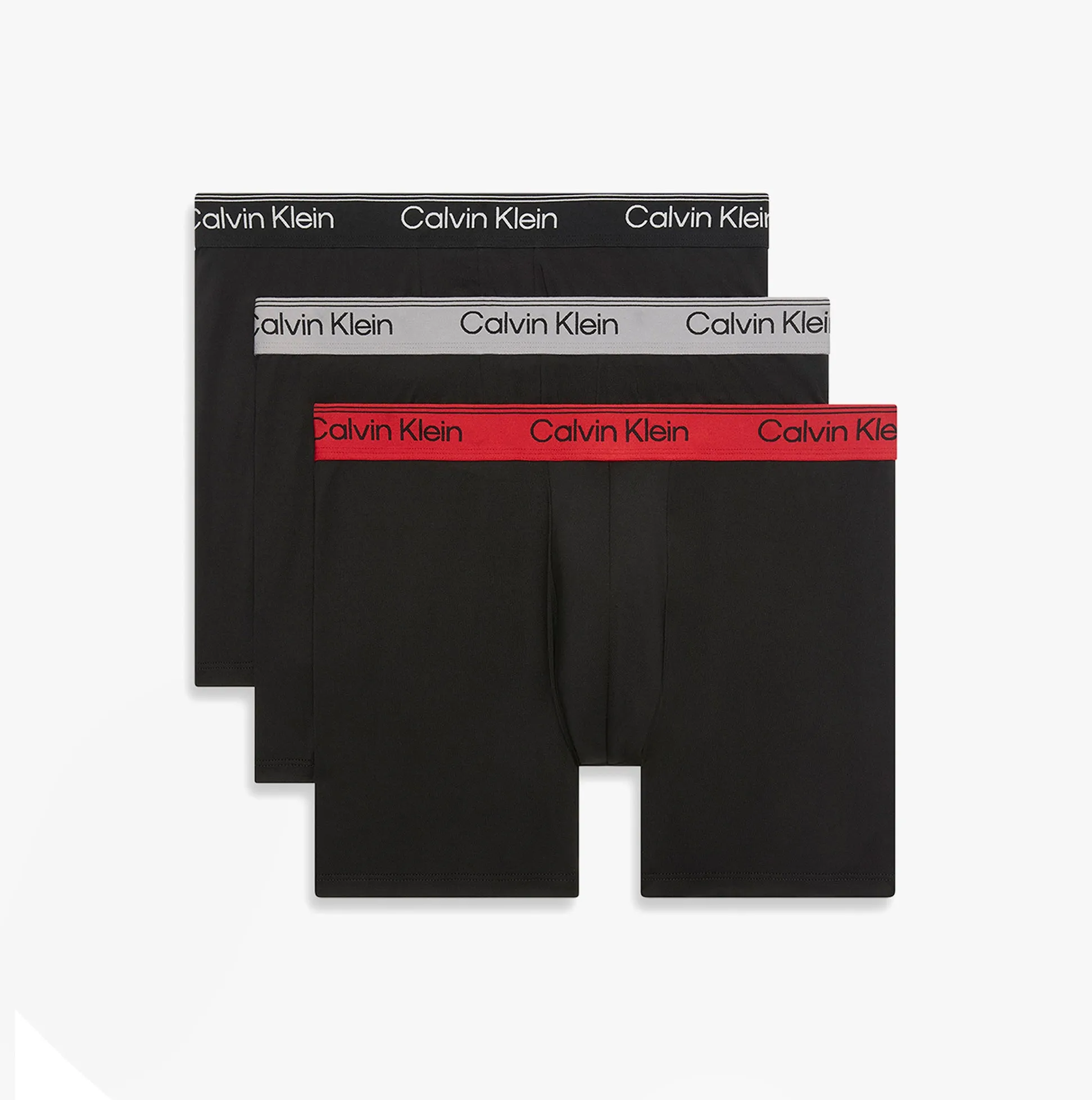 Calvin Klein BOXER BRIEF 3 Pack Mens Microfibre Stretch Black sold by Shuperb