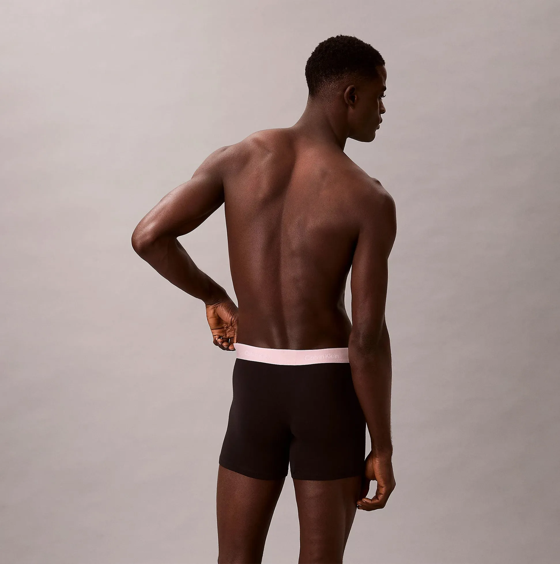 Calvin Klein BOXER BRIEF 3 Pack Mens Cotton Stretch Black sold by Shuperb product image thumbnail 4