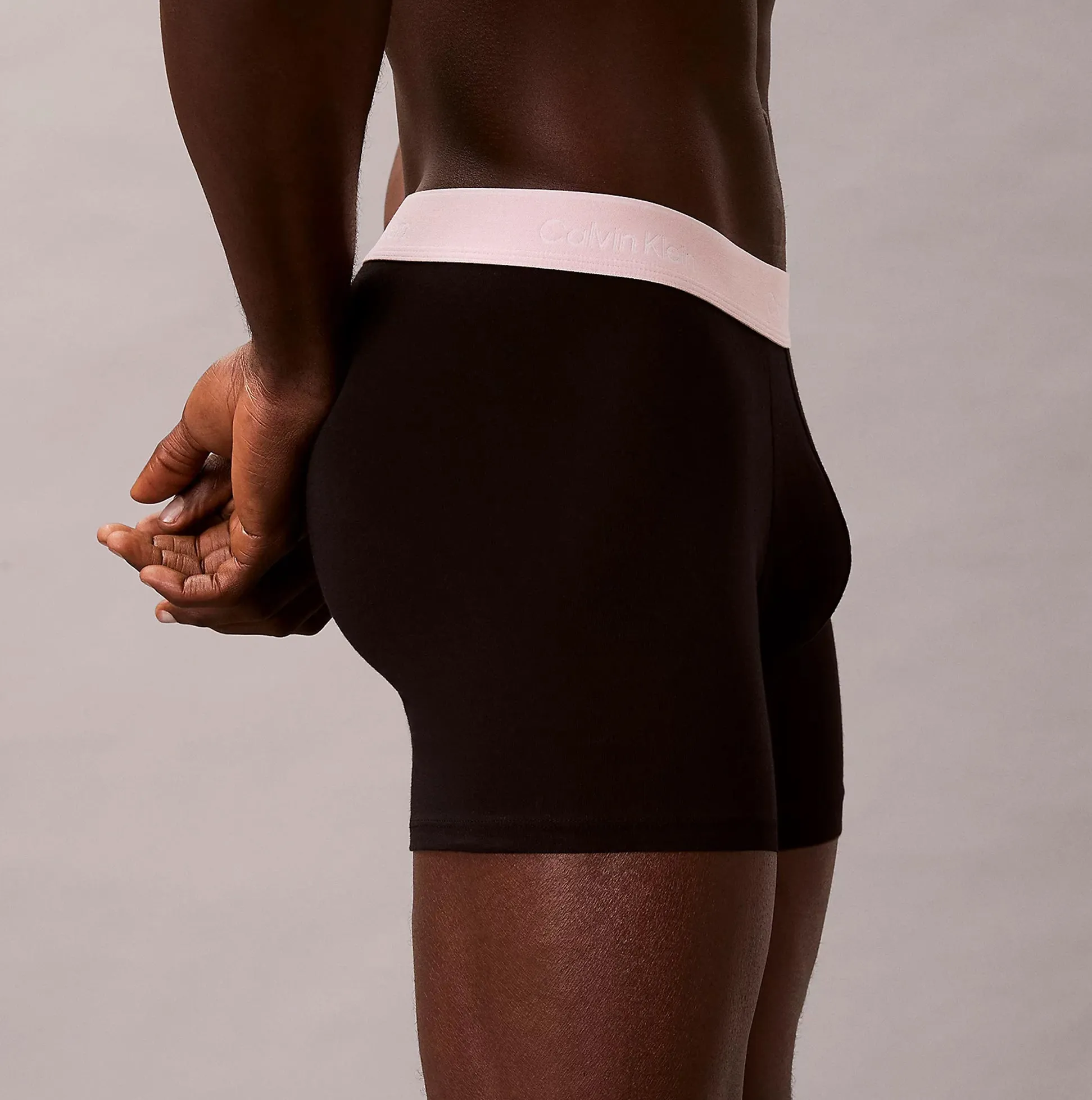 Calvin Klein BOXER BRIEF 3 Pack Mens Cotton Stretch Black sold by Shuperb product image thumbnail 3