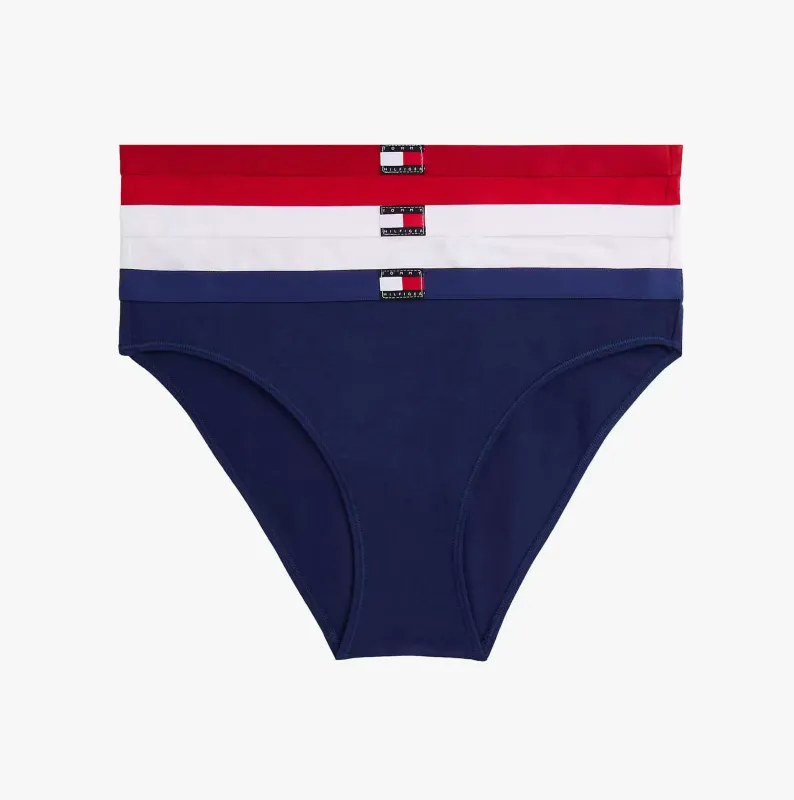 Tommy Hilfiger 3 PACK BIKINI (EXT.S Womens Bikini Multicoloured made by Tommy Hilfiger