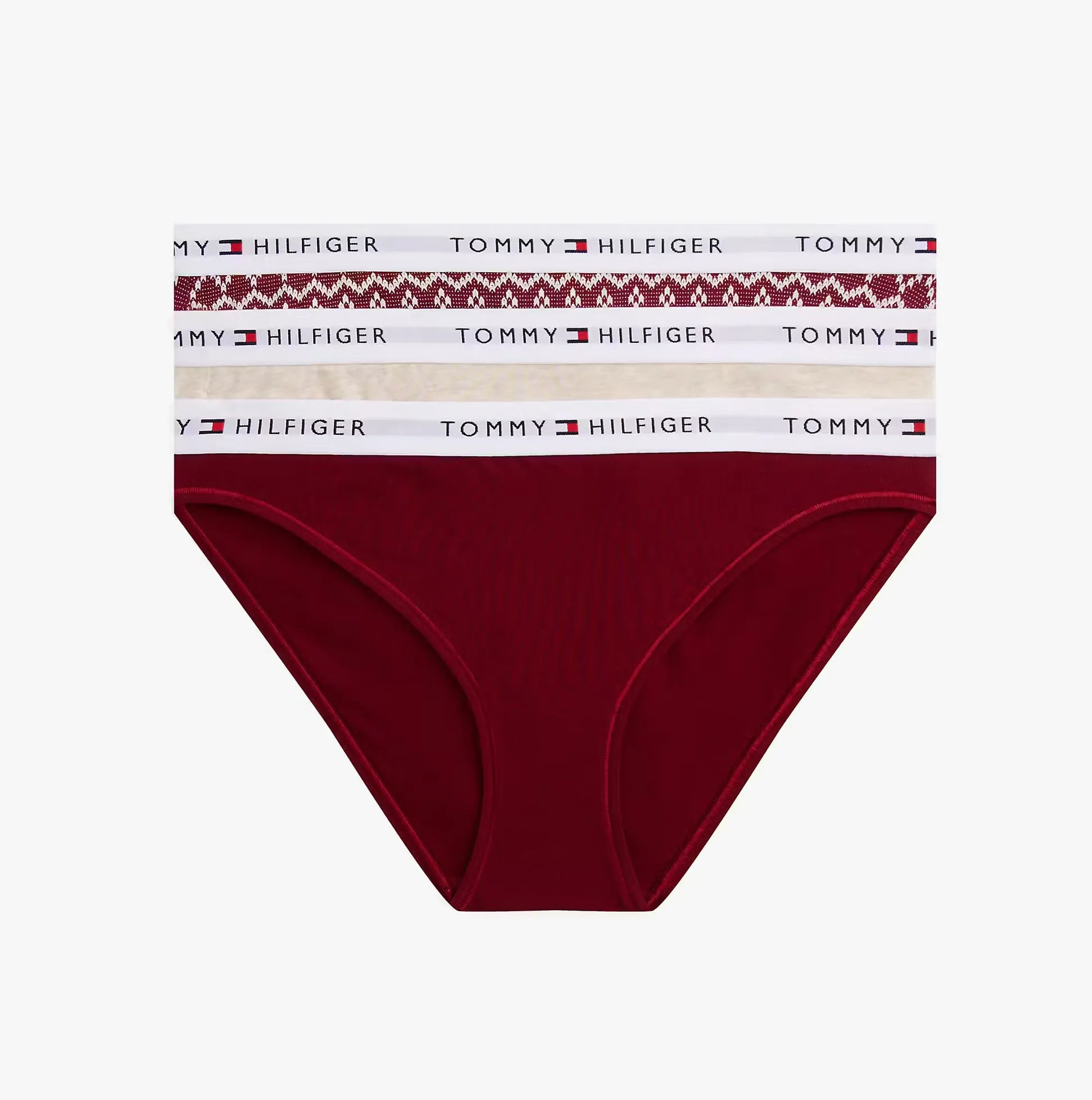 Tommy Hilfiger Tommy Hilfiger UW0UW06133 GIFT 3 PACK BIKINI P Womens Briefs Multicoloured sold by Shuperb
