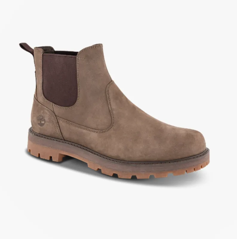 Timberland BRITTON ROAD MID Mens Chelsea Boots Brown Nubuck sold by Shuperb