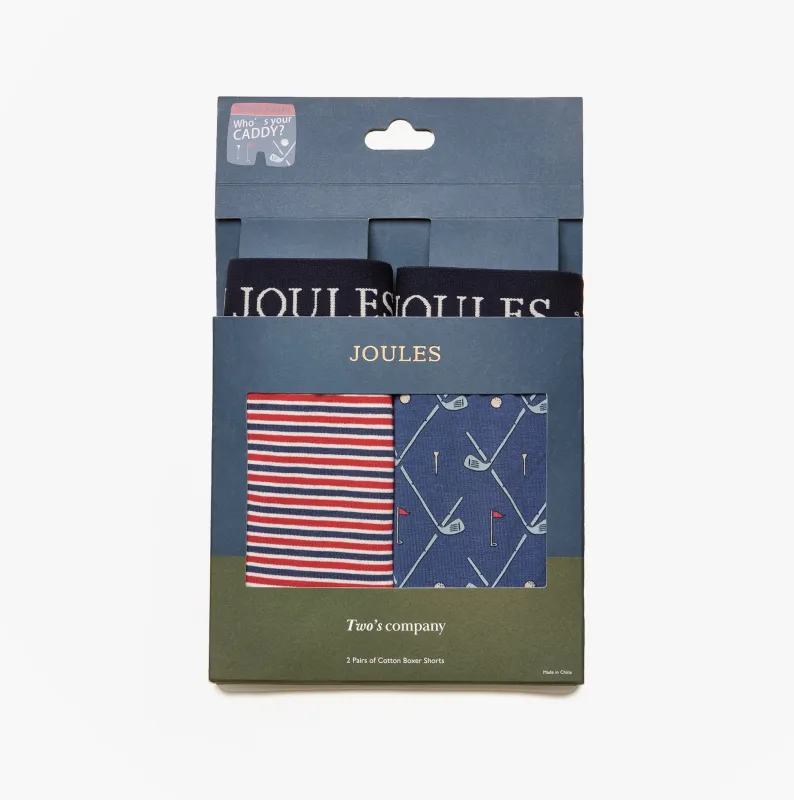 Joules CROWN Mens Boxer Shorts Red/Blue sold by Shuperb