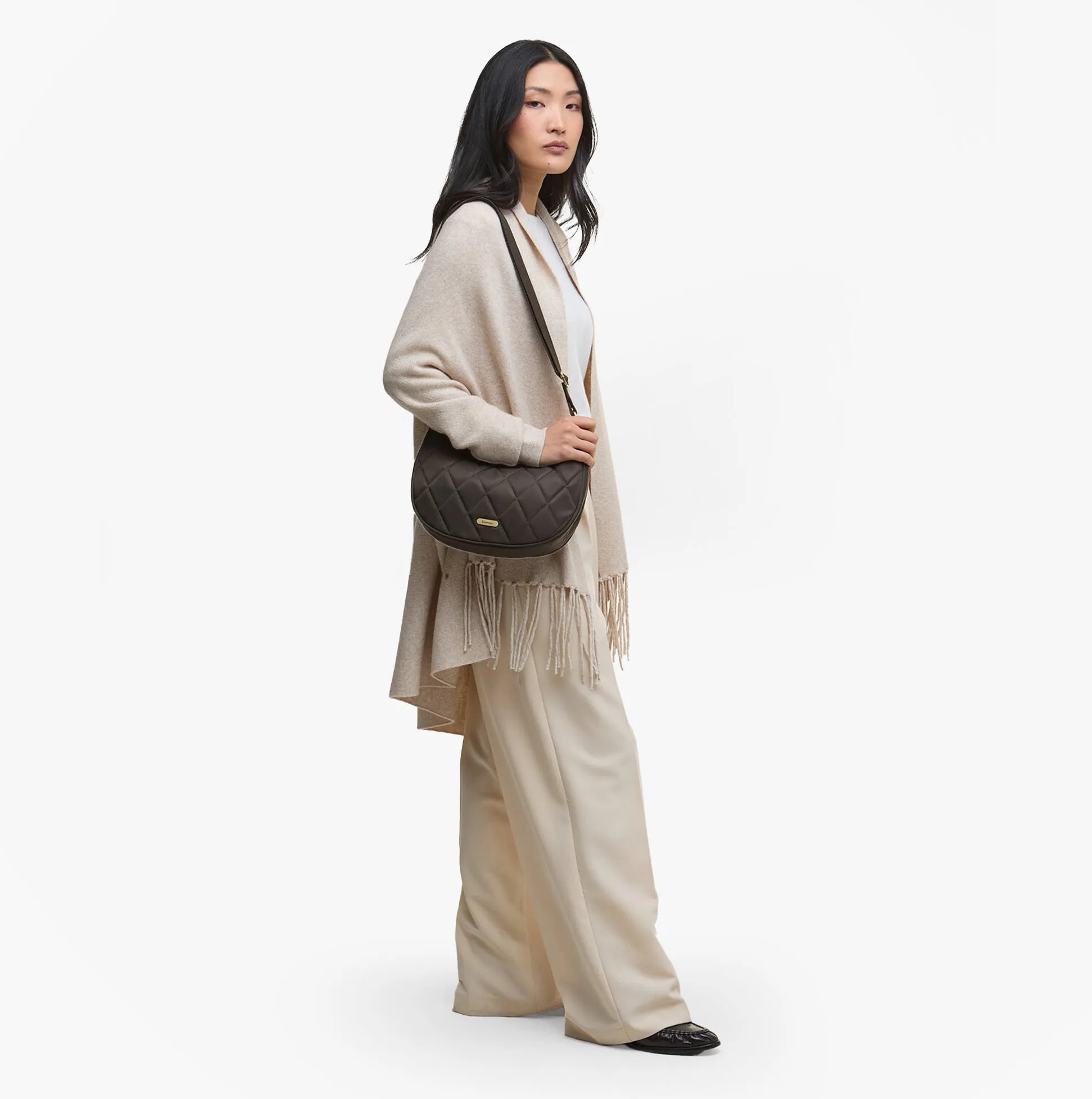 Barbour QUILTED SLING Womens Shoulder Bag Olive sold by Shuperb product image thumbnail 2