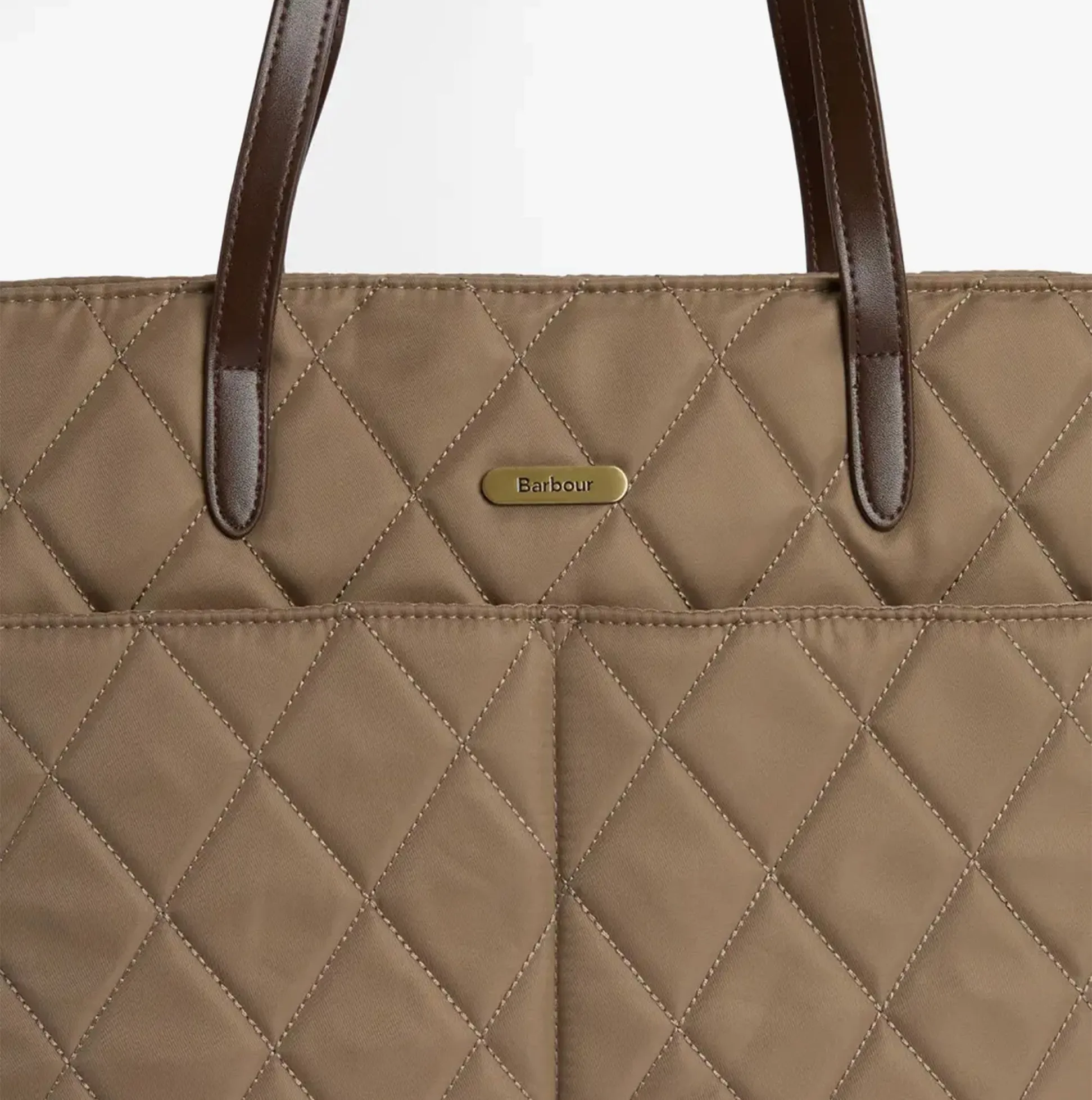 Barbour QUILTED Womens Tote Bag & Purse Sand sold by Shuperb product image thumbnail 3