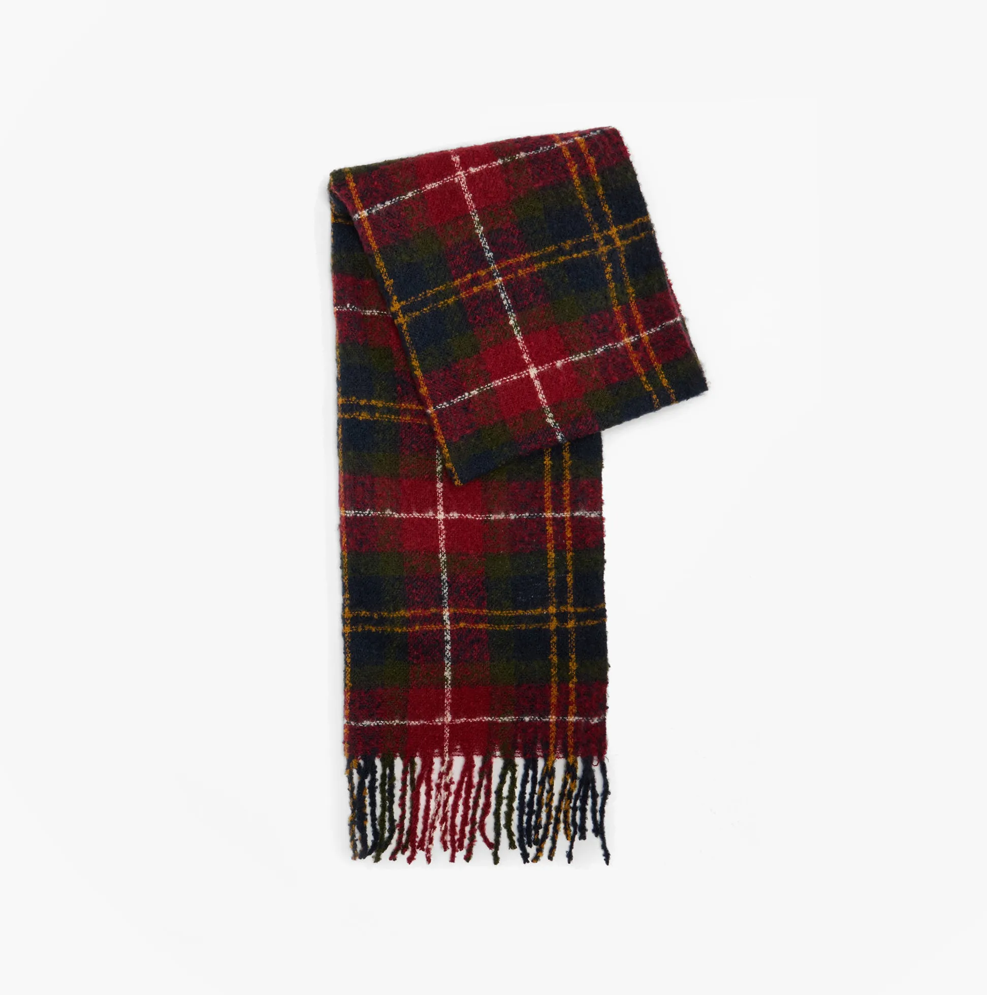 Barbour SALTBURN BEANIE & TARTAN SCARF Gift Set Womens Beanie Winterberry Tartan sold by Shuperb product image thumbnail 5