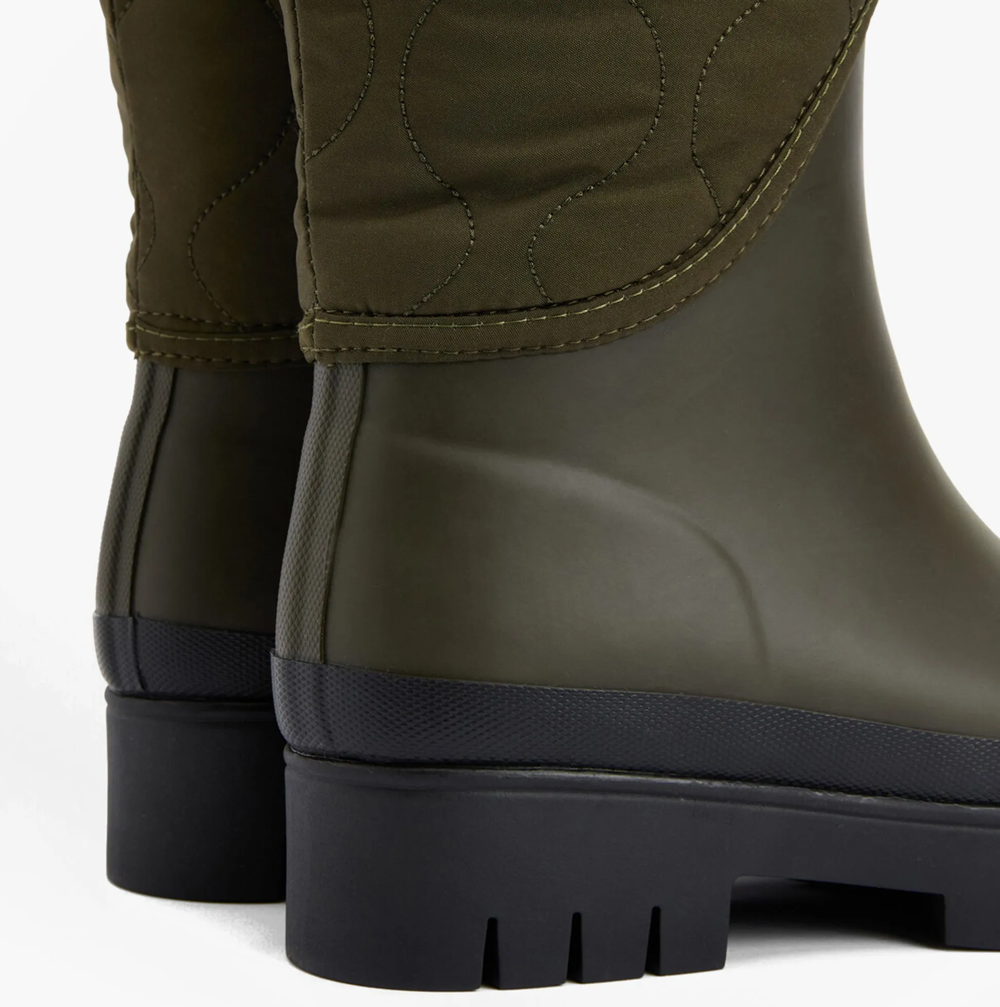 Barbour MARNIE Womens Tall Wellies Olive/Black sold by Shuperb product image thumbnail 4