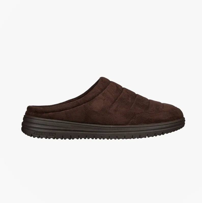 Skechers 204636/CHOC MURETTE - GARVANZA Mens Slippers Chocolate sold by Shuperb