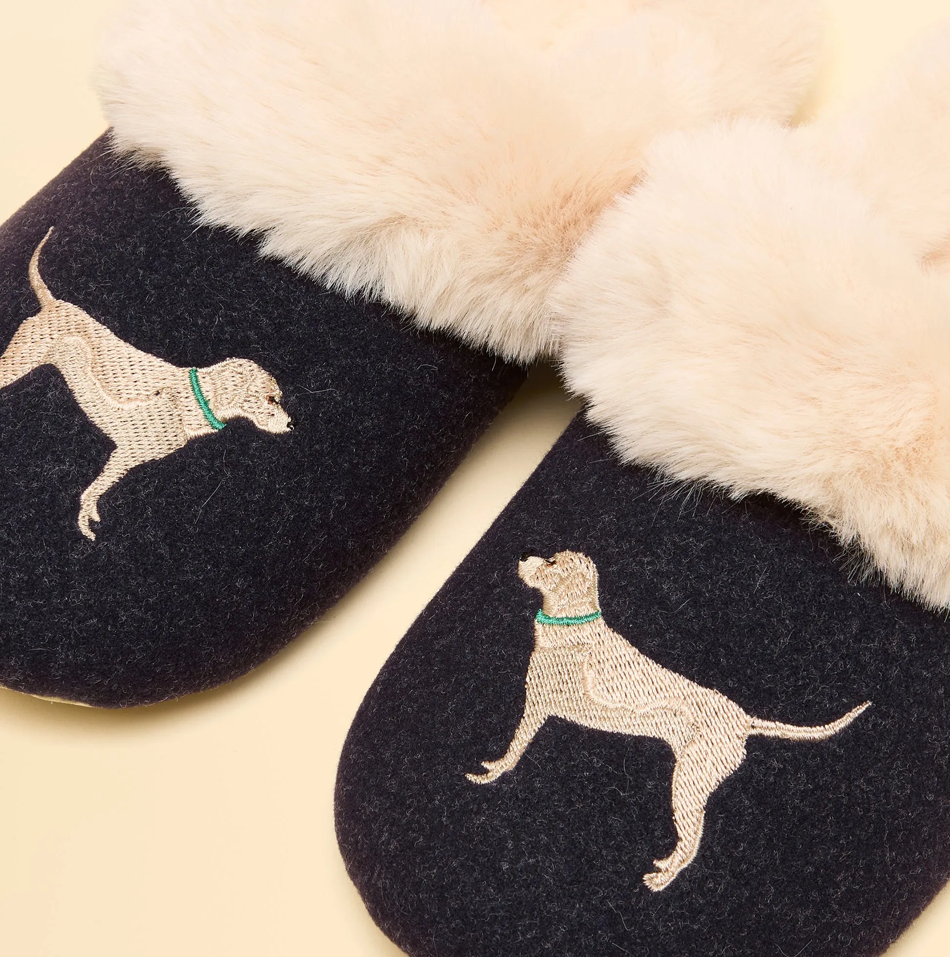 Joules SLIPPET Womens Mule Slippers Navy sold by Shuperb product image thumbnail 4