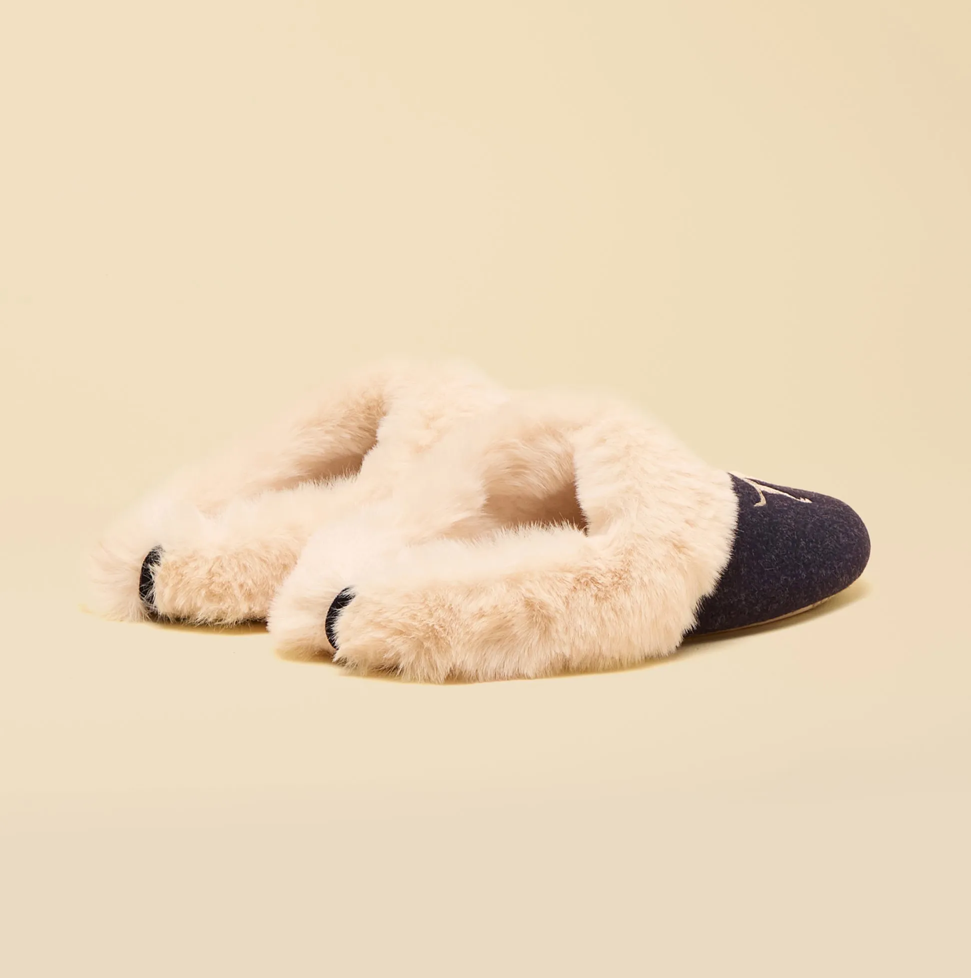 Joules SLIPPET Womens Mule Slippers Navy sold by Shuperb product image thumbnail 3