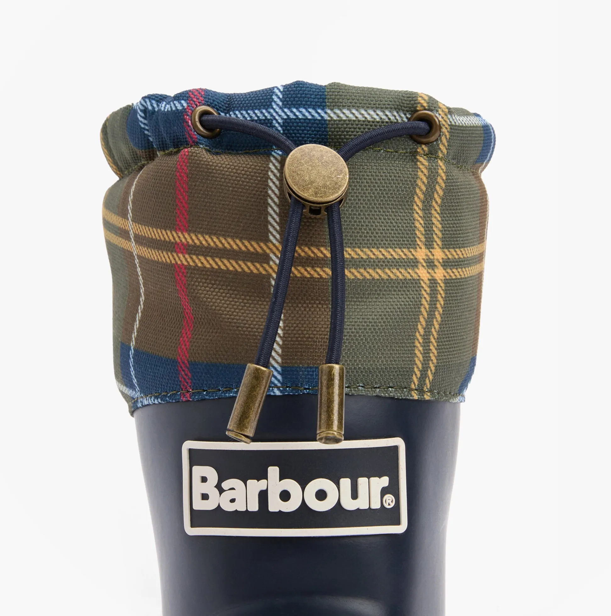Barbour MOWBRAY Womens Mid Wellies Navy/Classic Tartan sold by Shuperb product image thumbnail 4