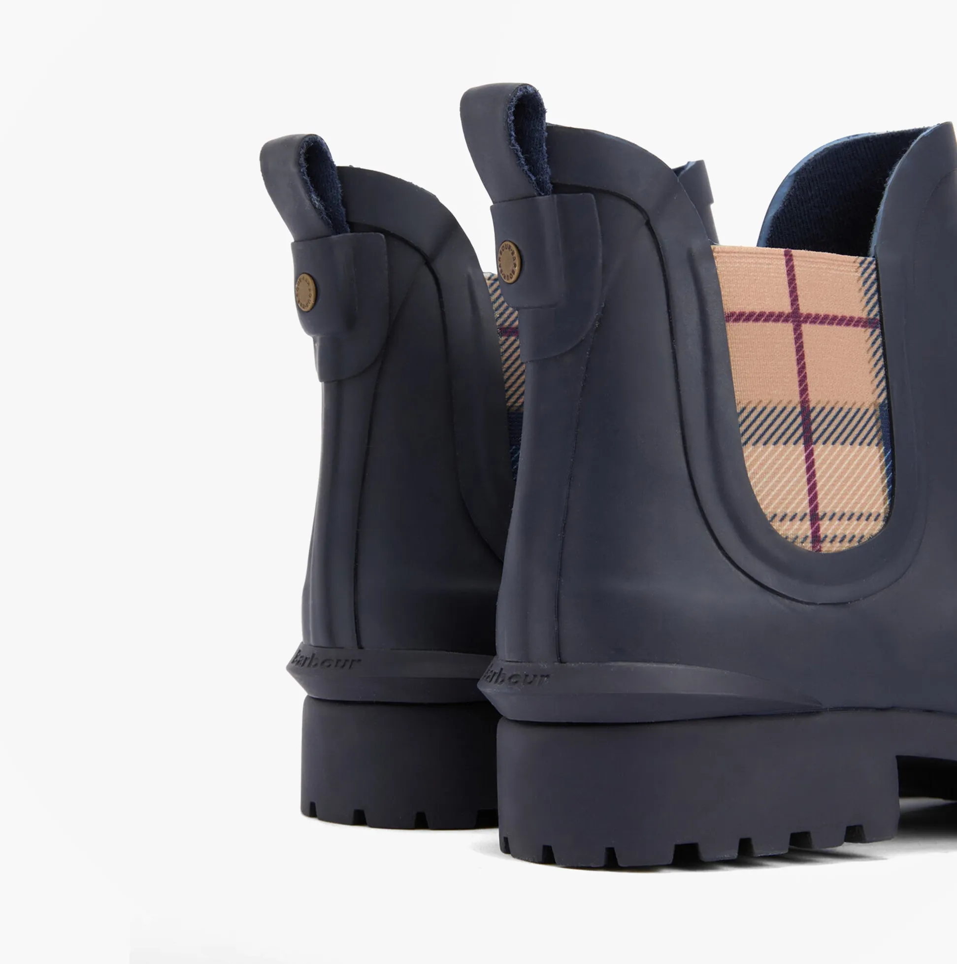 Barbour WILTON Womens Chelsea Wellies Navy/Hessian sold by Shuperb product image thumbnail 3