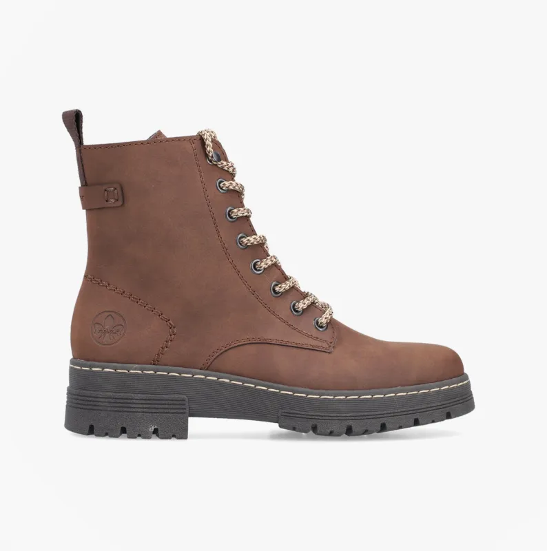 Rieker 73850-24 Womens Boots Brown sold by Shuperb