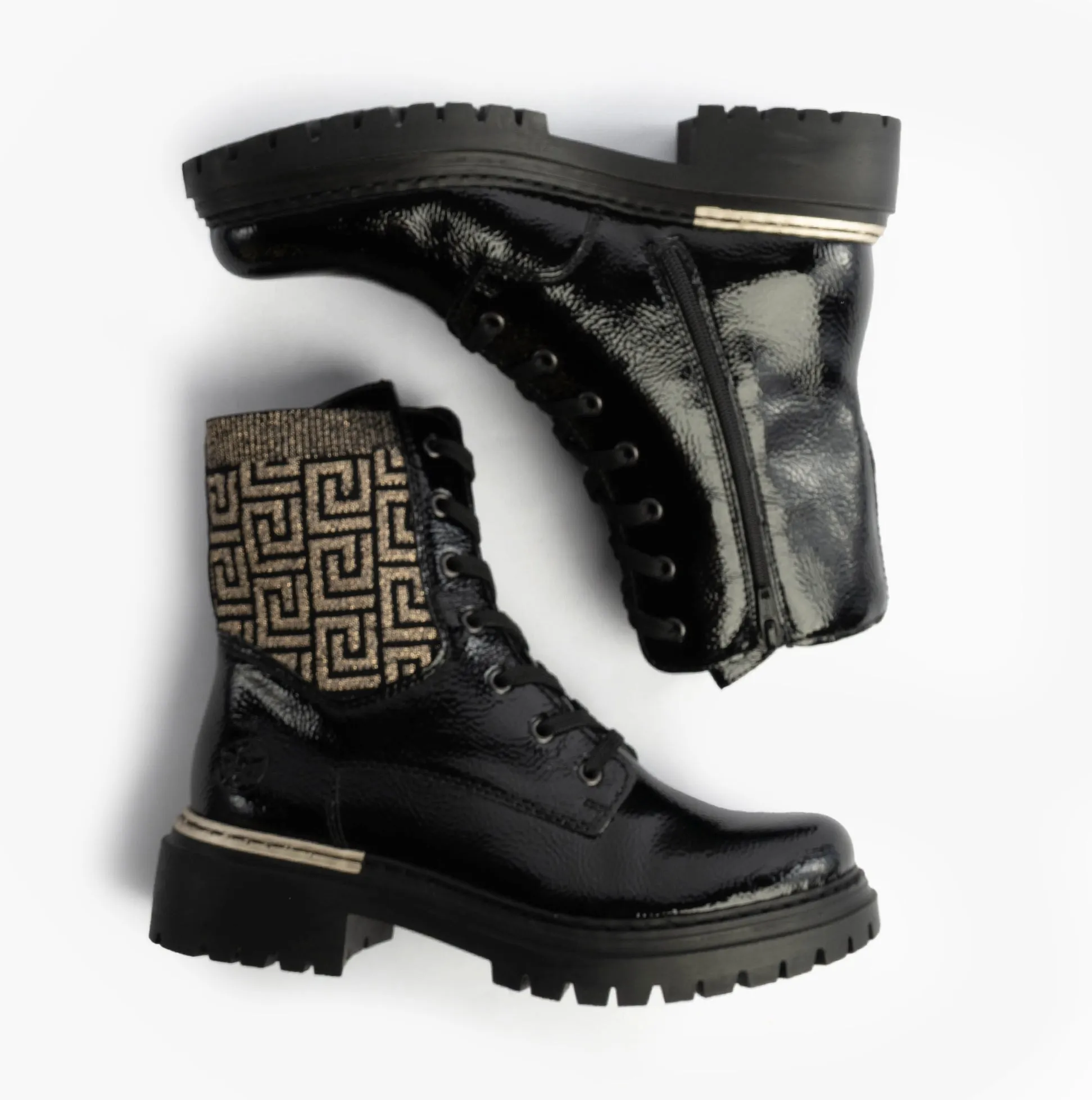 Rieker 72607-00 Womens Boots Black Combination sold by Shuperb product image thumbnail 2