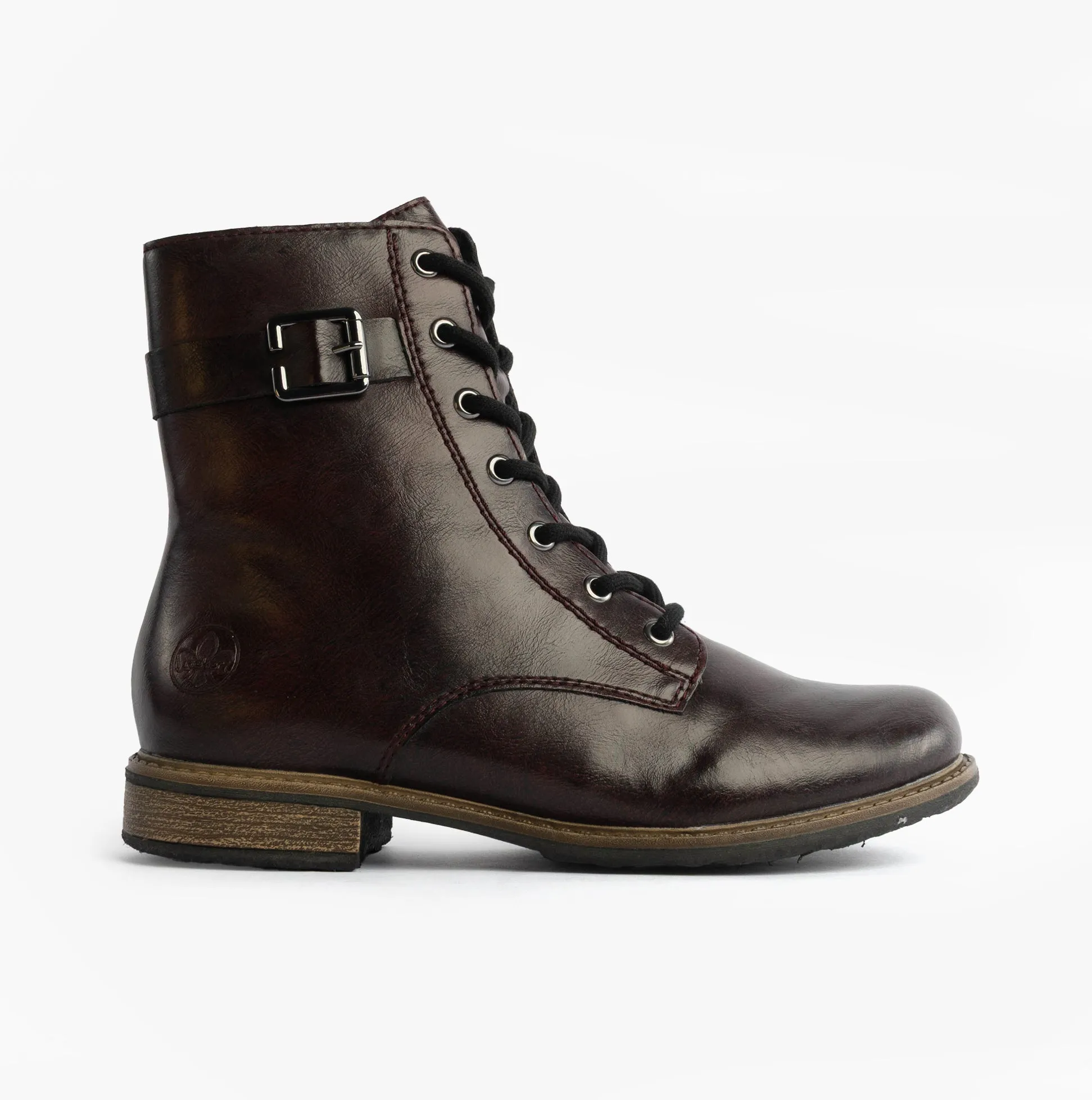 Rieker 74802-35 Womens Boots Red Combination sold by Shuperb