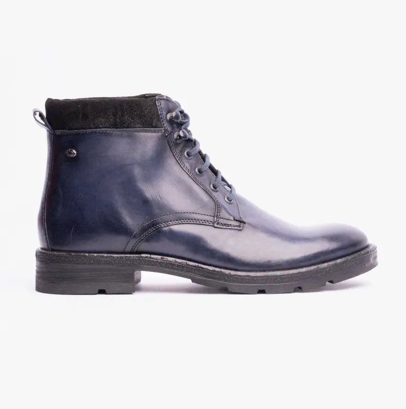 Base London PANZER Mens Casual Boots Blue sold by Shuperb