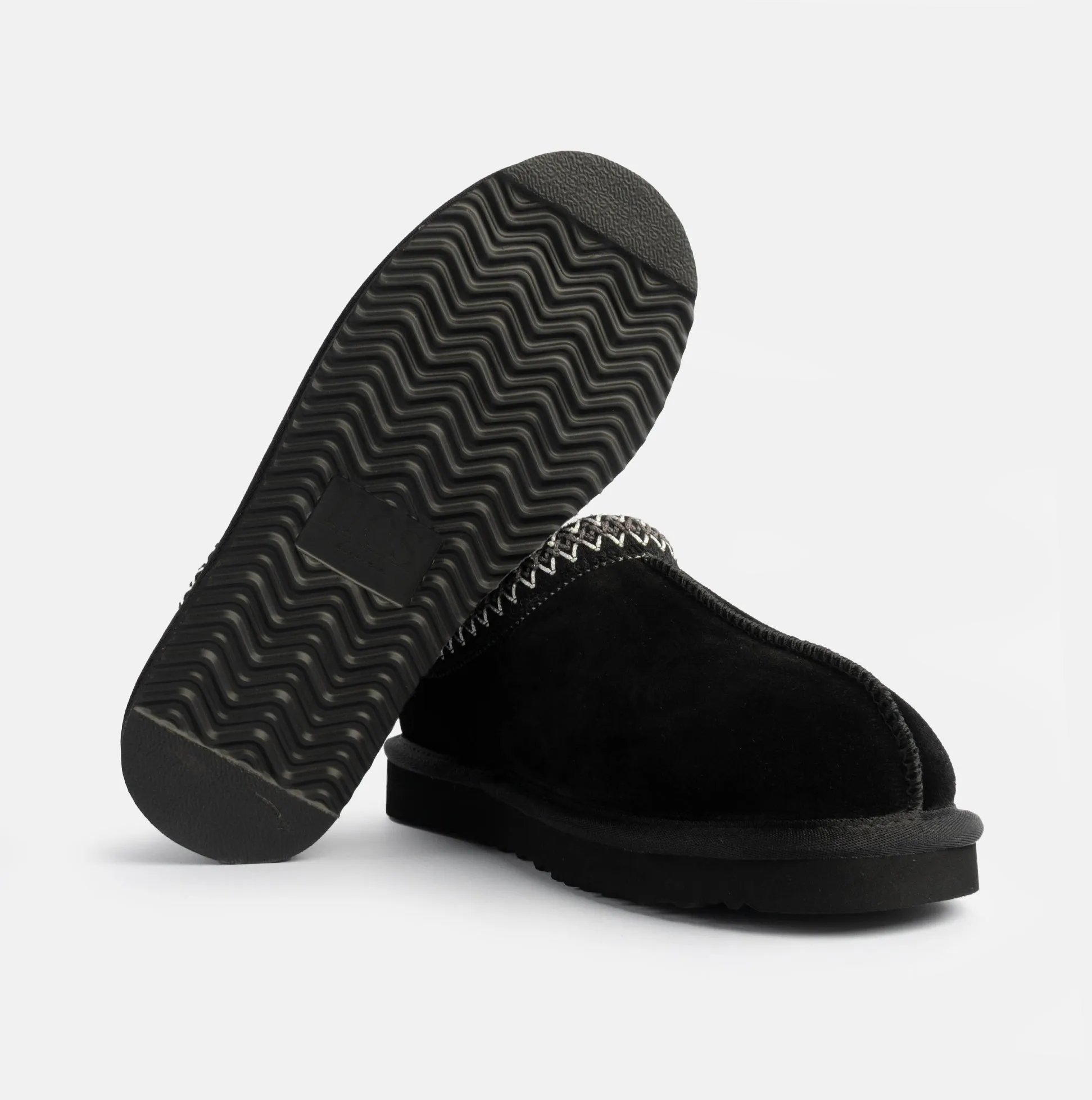 HOS Sheepskin BELLA Womens Full Slippers Black sold by Shuperb product image thumbnail 3