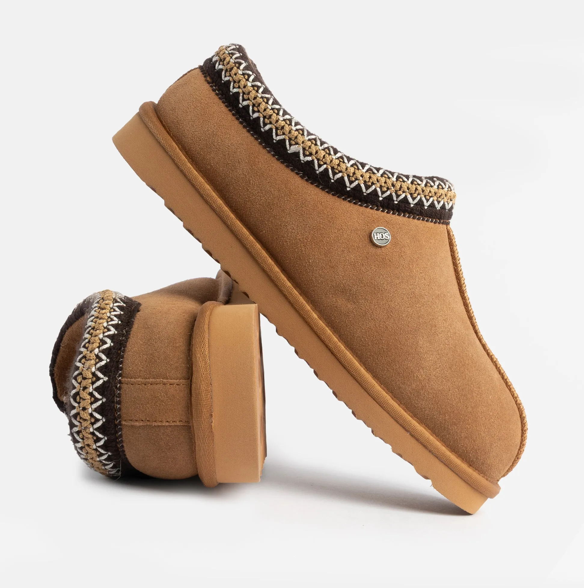 HOS Sheepskin BELLA Womens Full Slippers Chestnut sold by Shuperb product image thumbnail 2