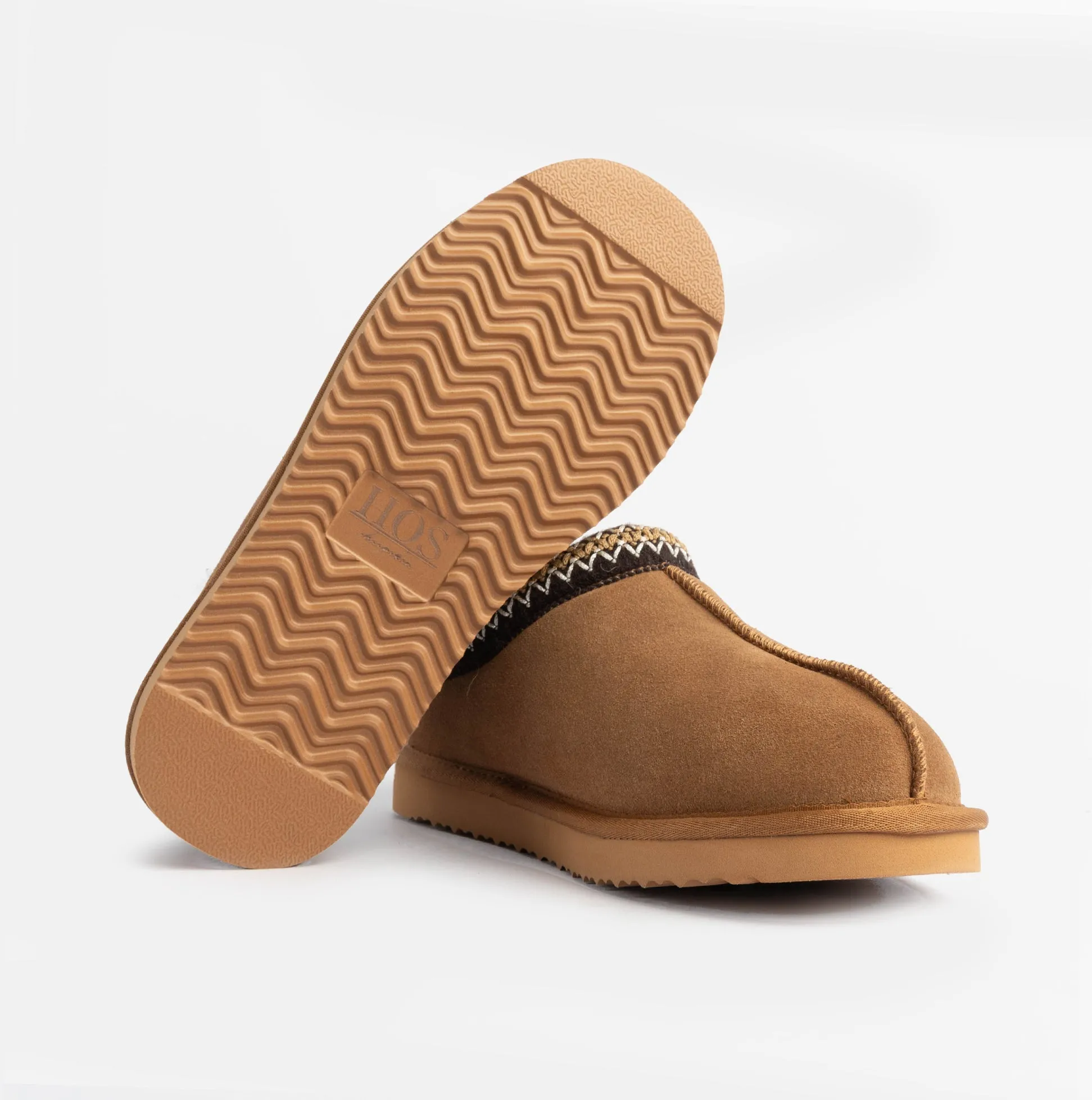 HOS Sheepskin BELLA Womens Full Slippers Chestnut sold by Shuperb product image thumbnail 3