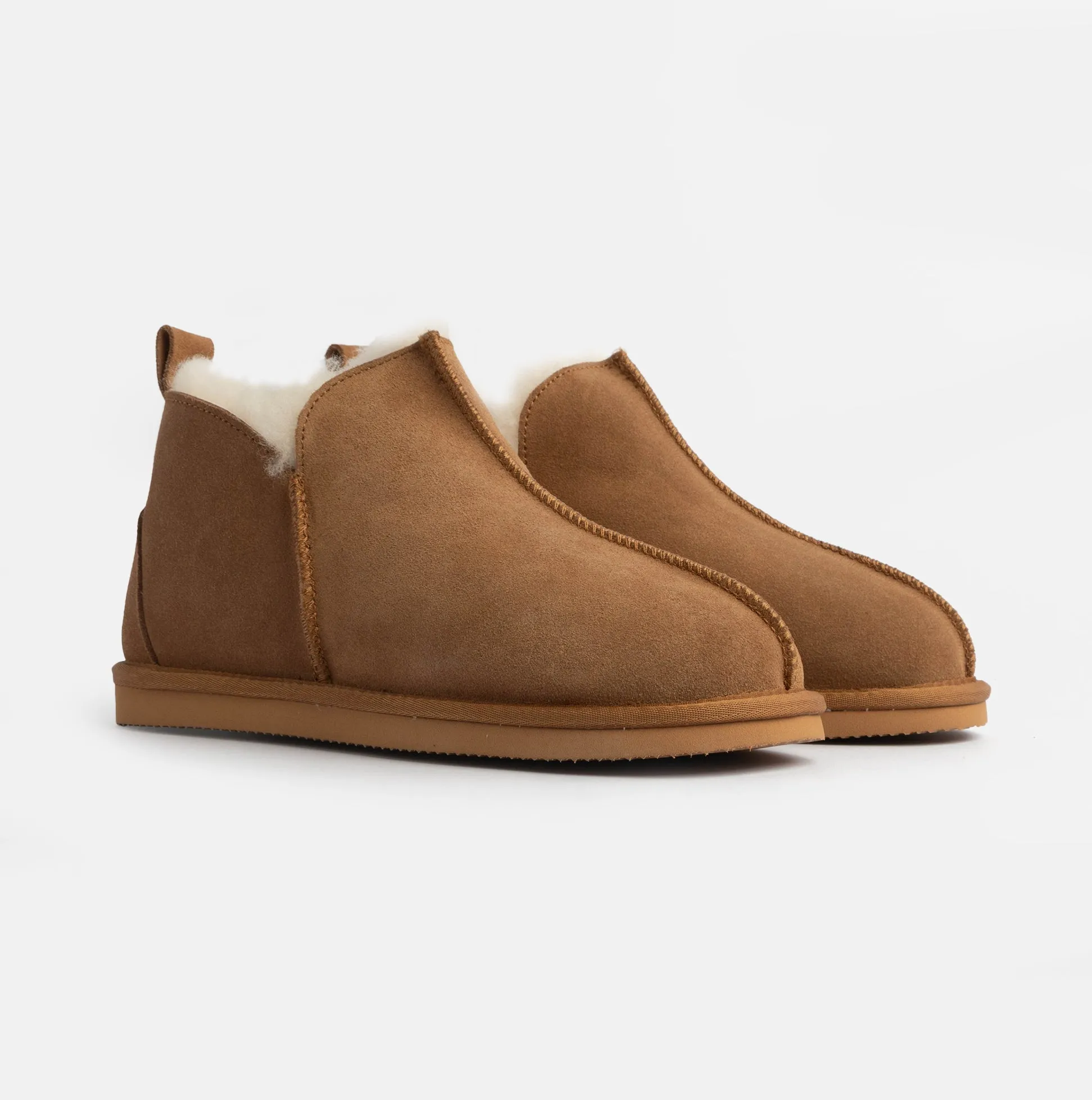 HOS Sheepskin TIA Womens Boot Slippers Chestnut sold by Shuperb product image thumbnail 5