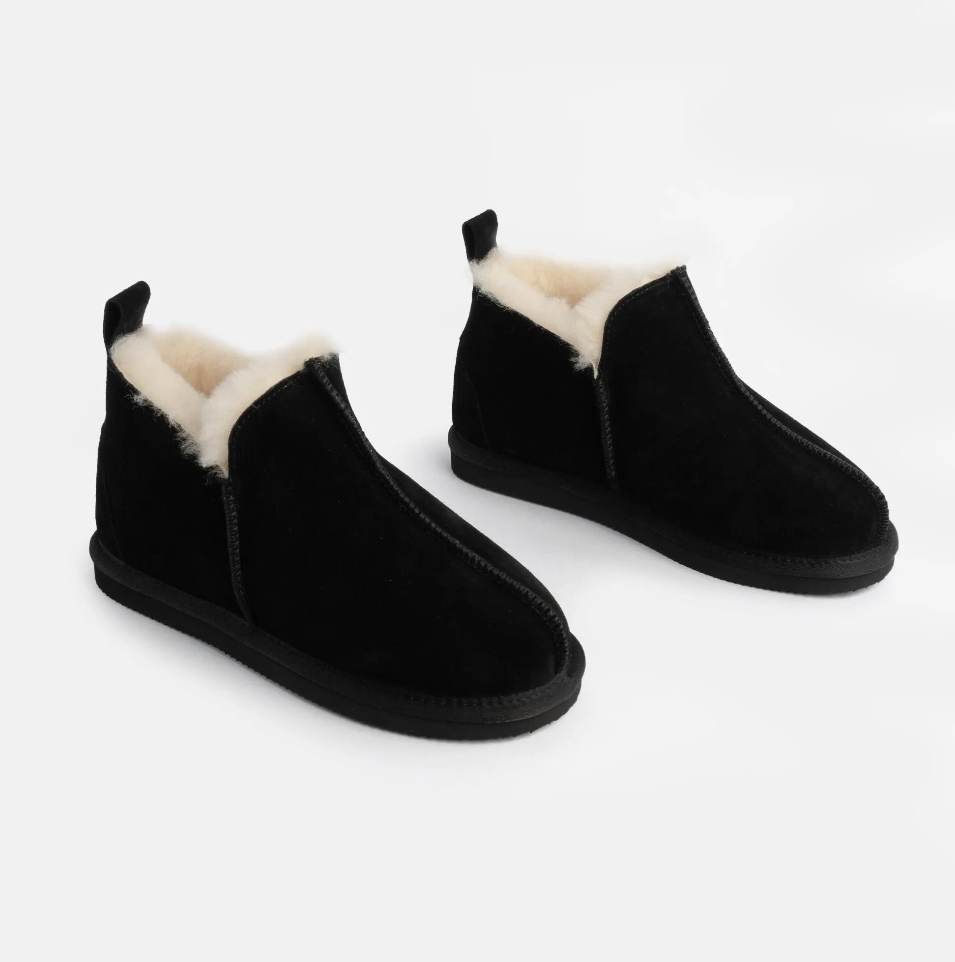 HOS Sheepskin TIA Womens Boot Slippers Black sold by Shuperb product image thumbnail 5