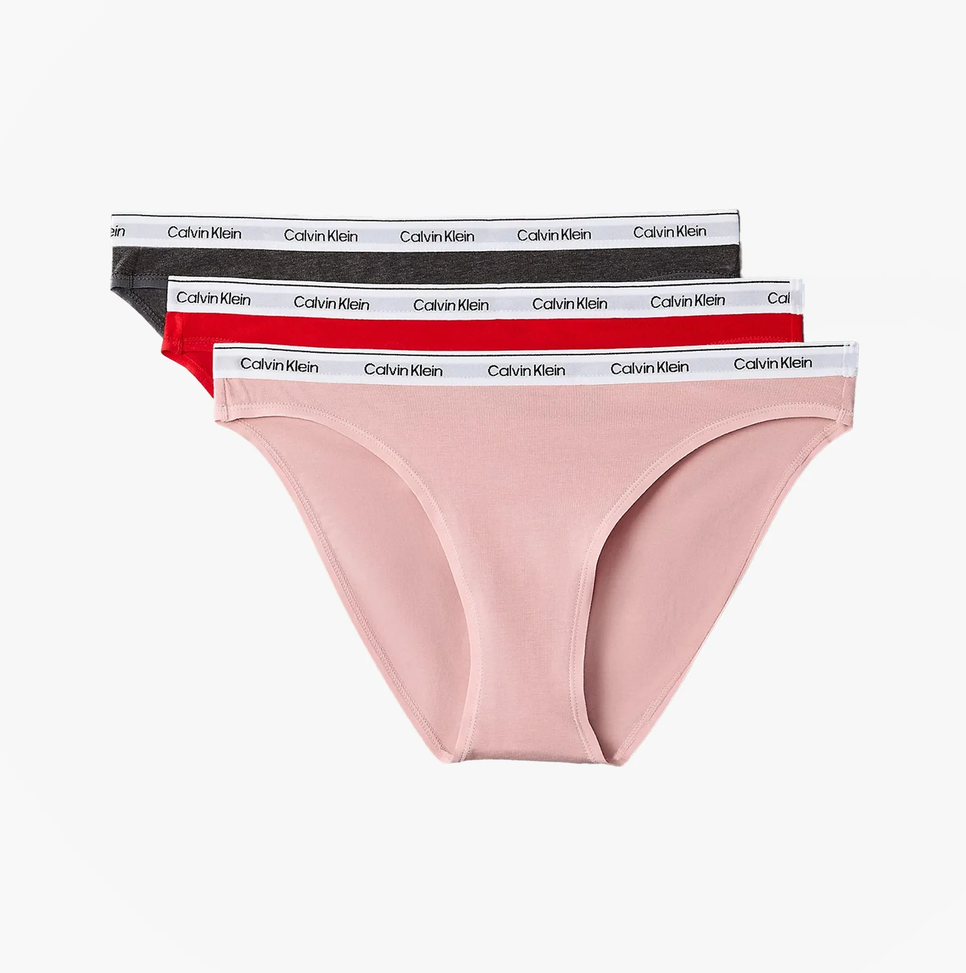 Calvin Klein Calvin Klein 000QD5207E BIKINI 3 PACK Womens Briefs Multicoloured sold by Shuperb