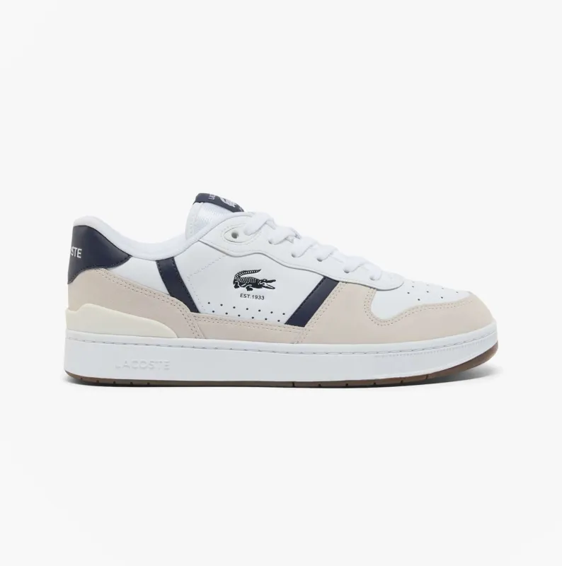 Lacoste T-CLIP SET Mens Court Trainers Trainers White/Navy sold by Shuperb