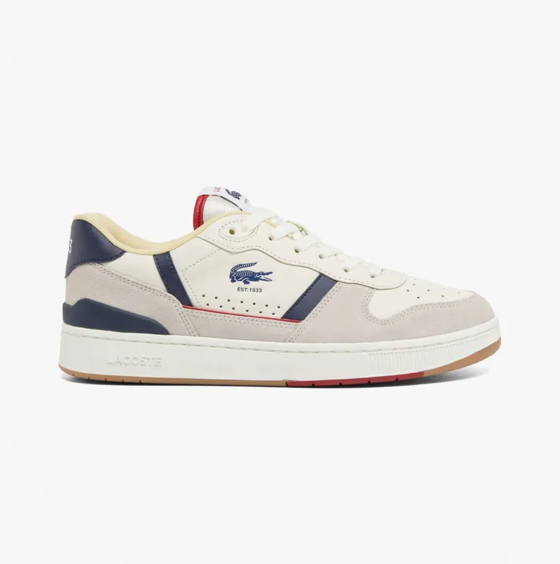 Lacoste T-CLIP SET Mens Casual Trainers Trainers Off White/Gum sold by Shuperb