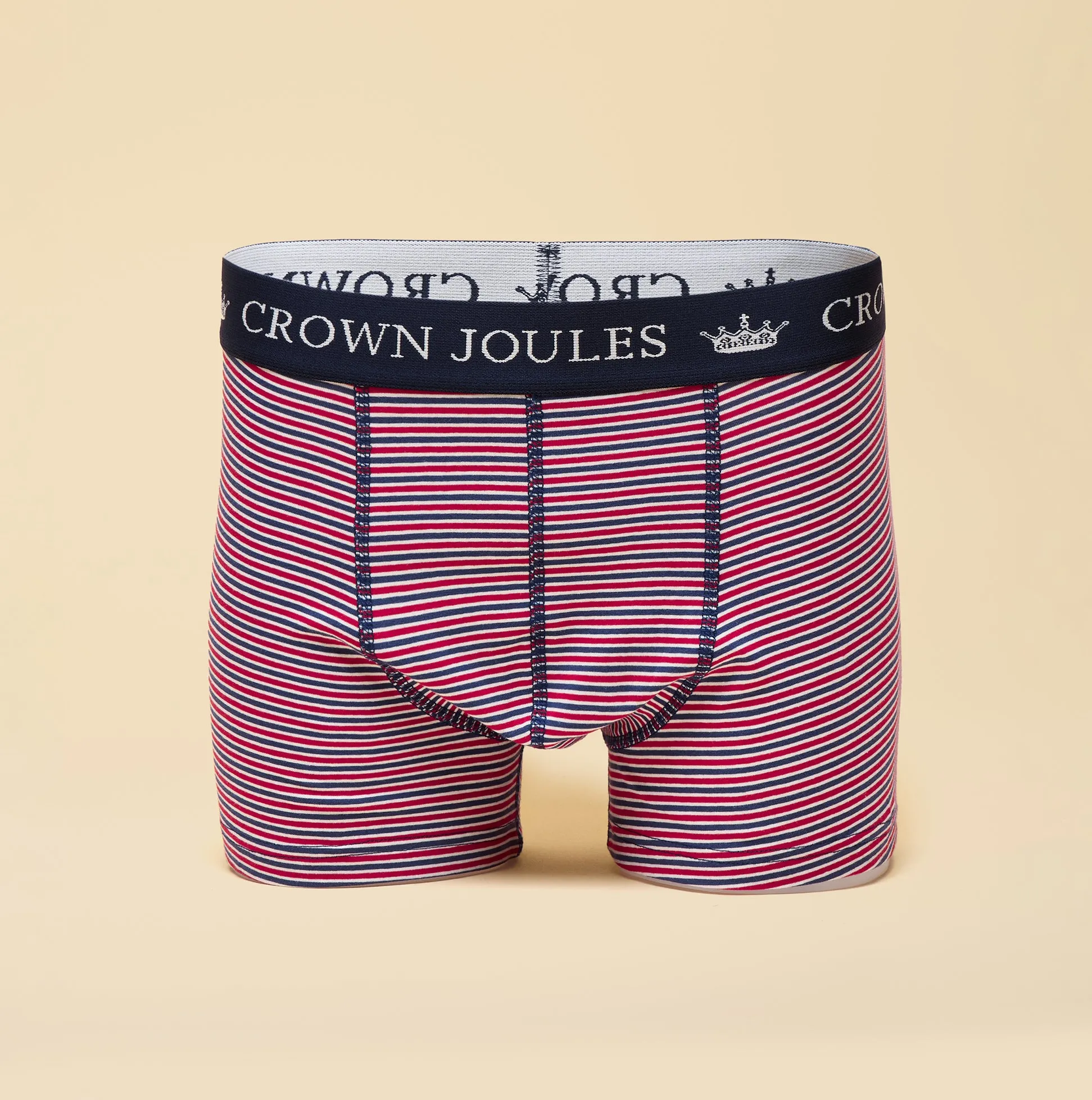 Joules CROWN Mens Boxer Shorts Orange/Navy sold by Shuperb product image thumbnail 3